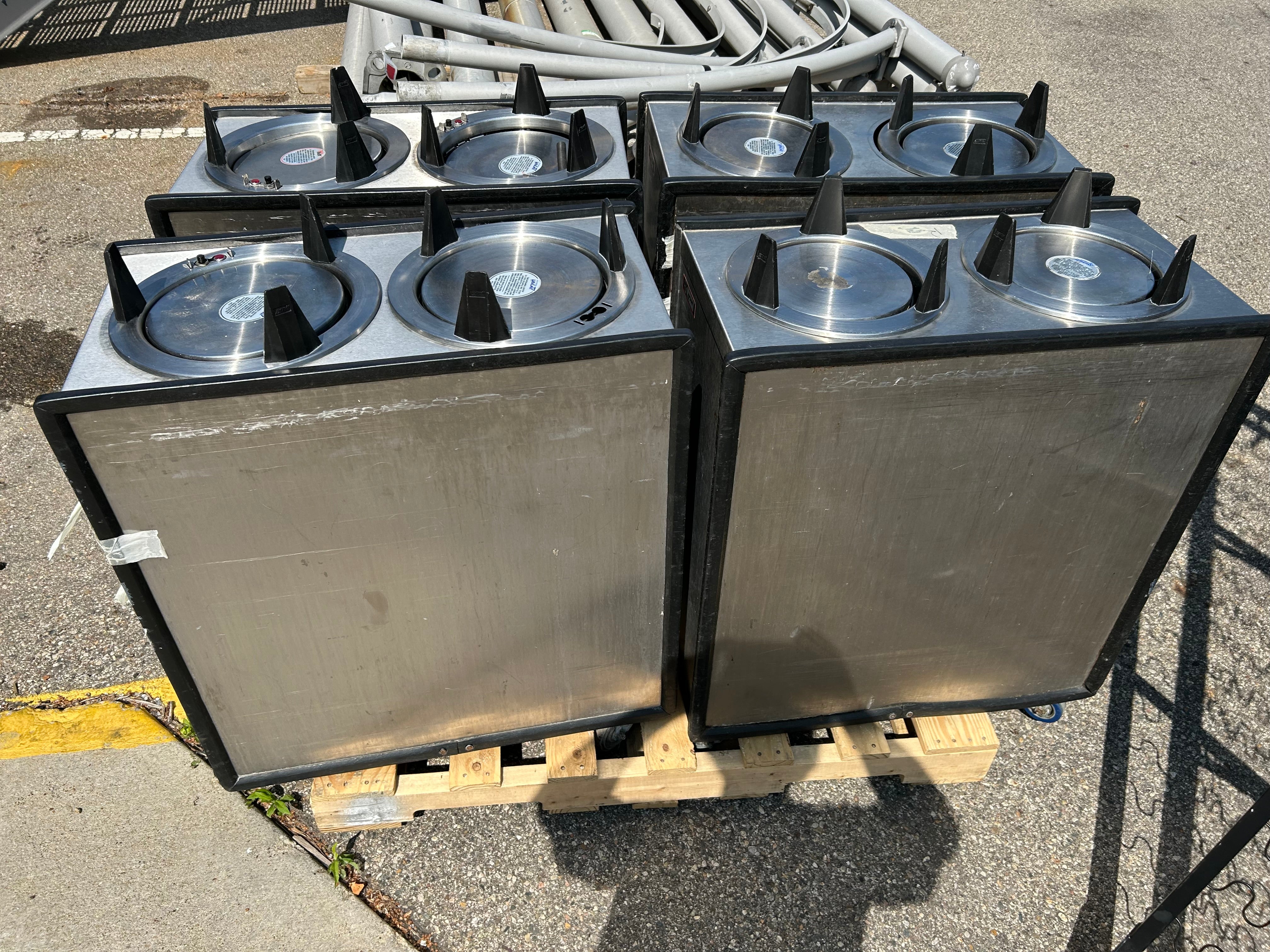 Lot of 4 Industrial Kitchen Carts *Untested*