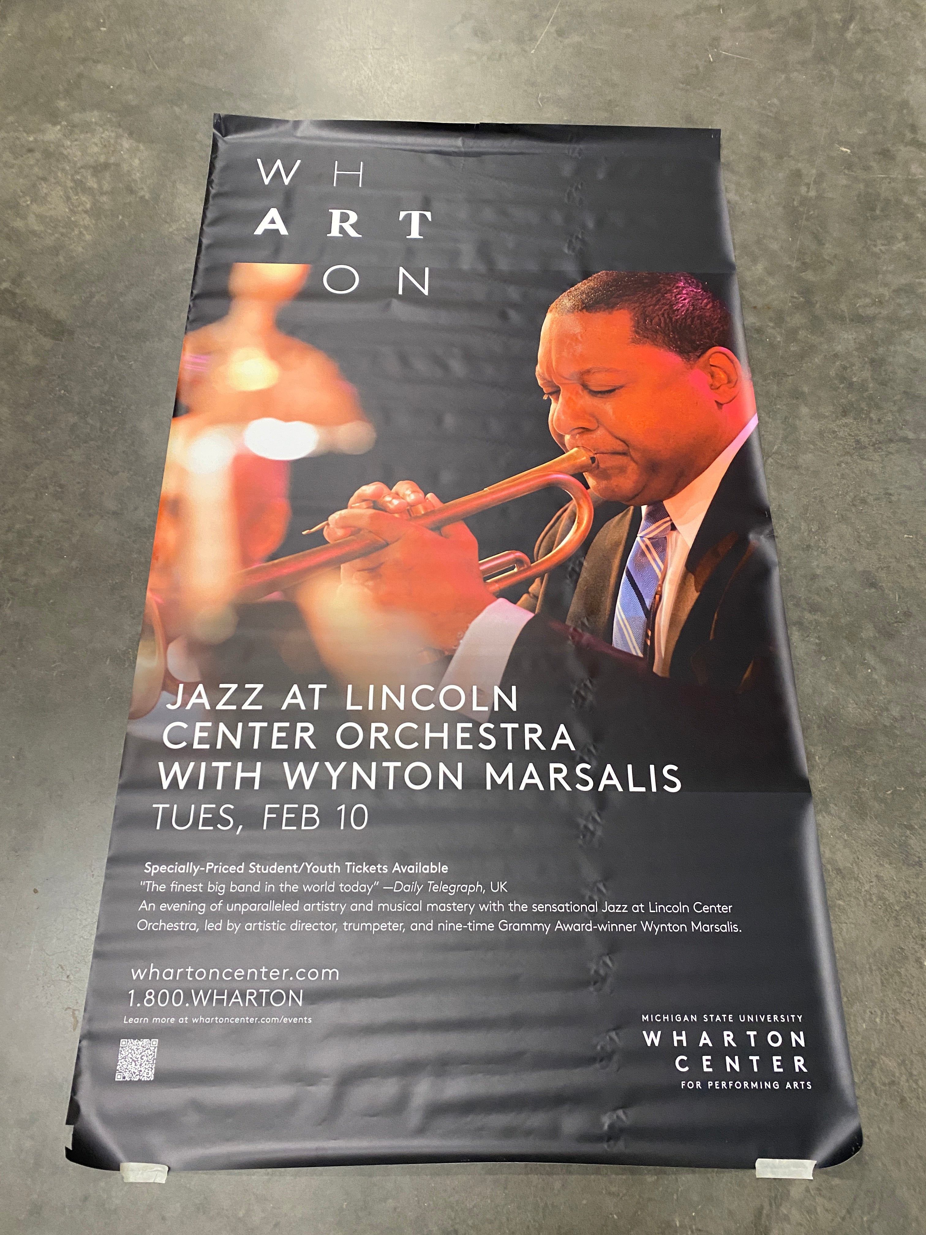 Wharton Center 'Jazz At Lincoln Center Orchestra with Wynton Marsalis' Promotional Poster