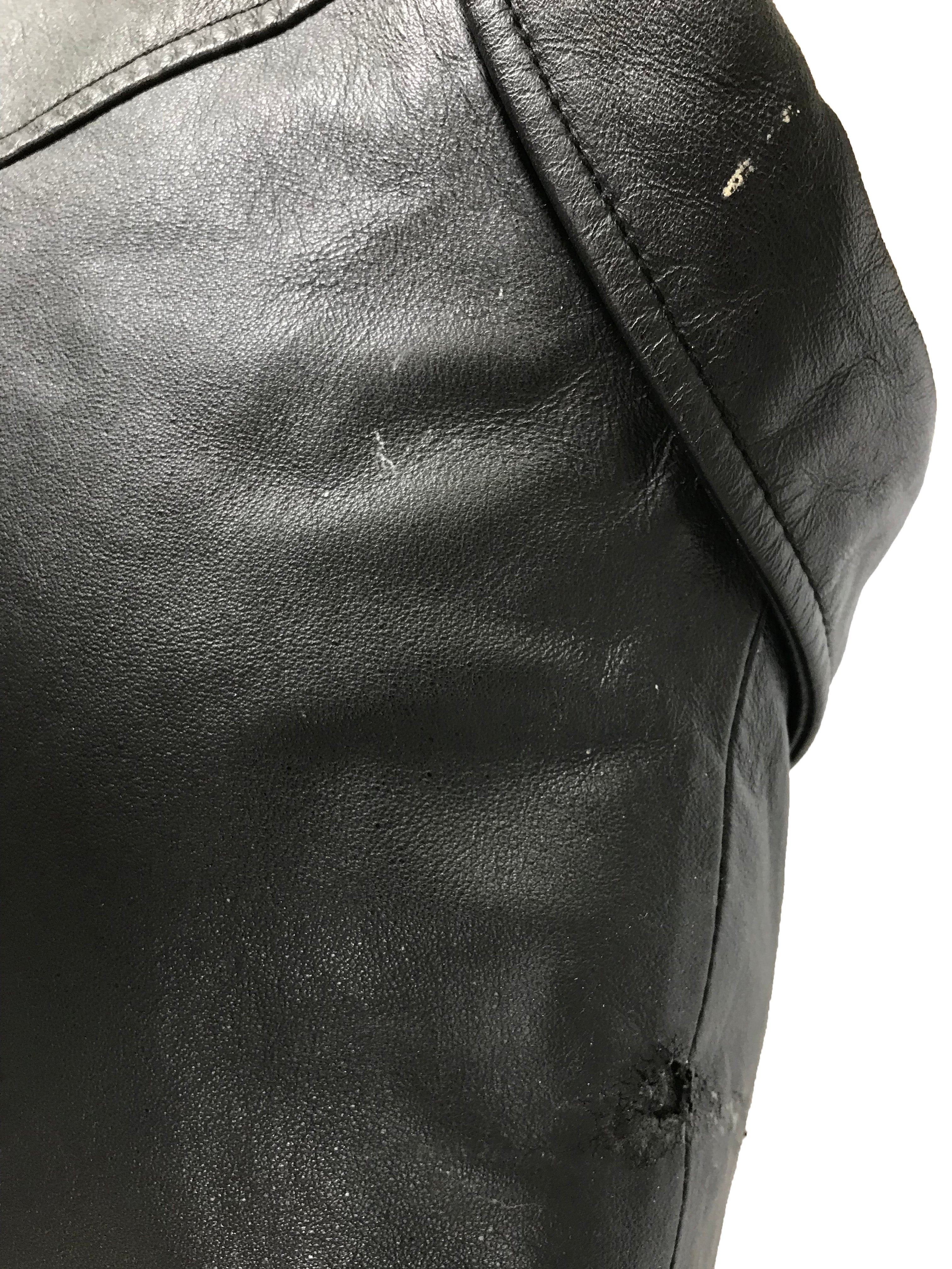 Wilson's Black Leather Jacket Women's Size M