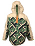Jack and Jones White, Blue, Green Coat Women's Size M