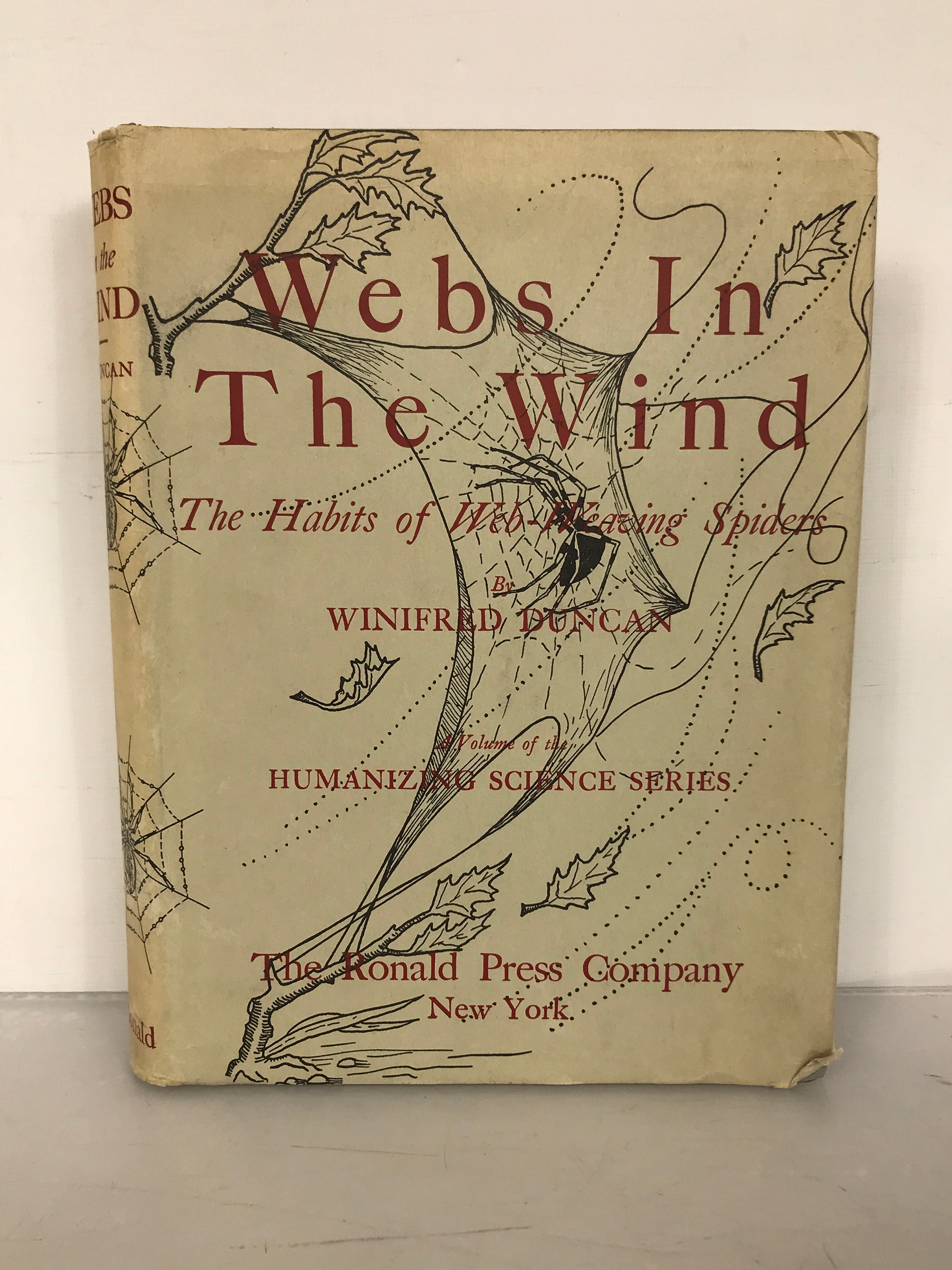 Webs in the Wind by Winifred Duncan 1949 HC DJ