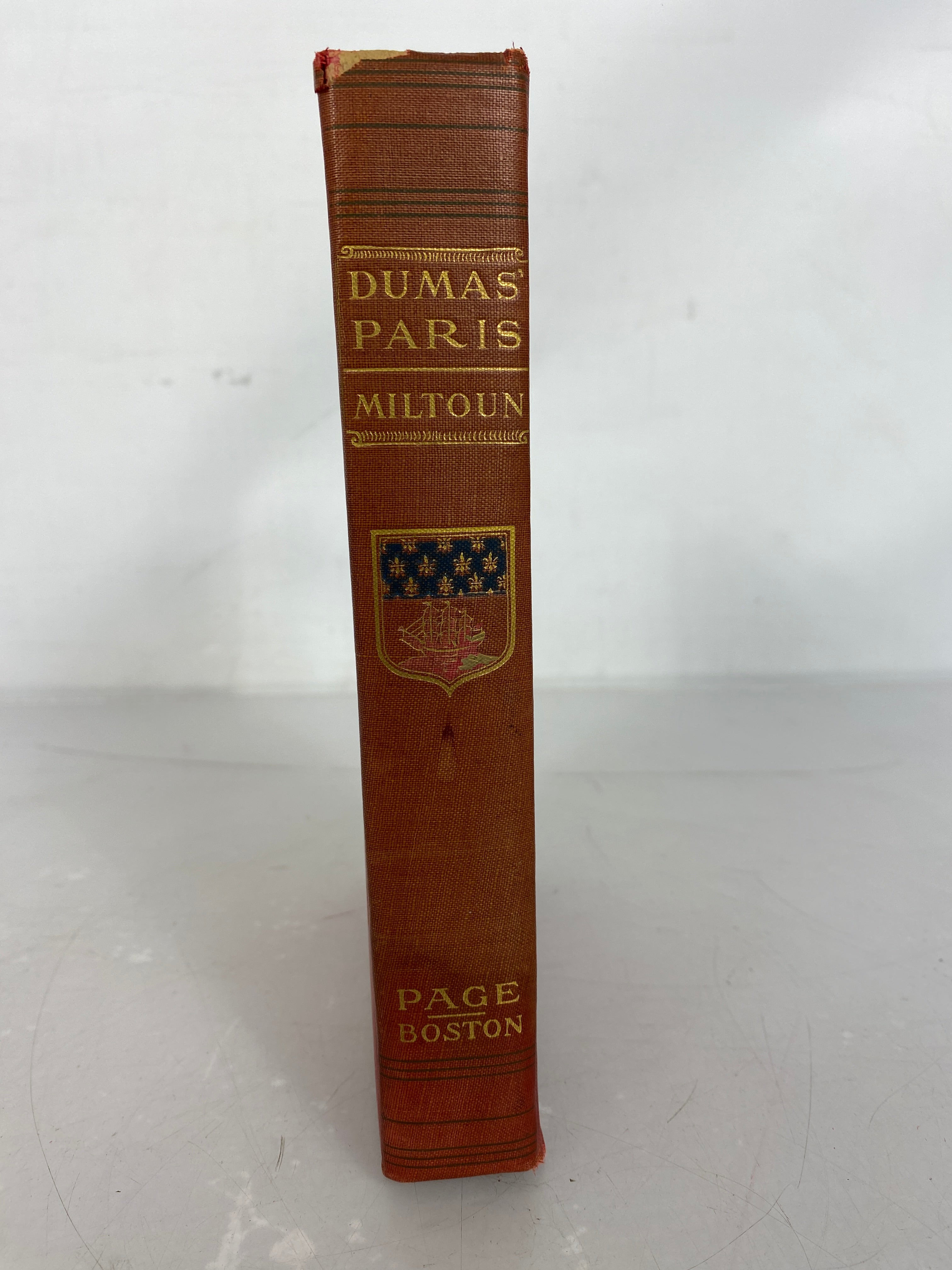 Dumas' Paris by Francis Miltoun Third Impression 1908 HC