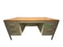 Light Oak Laminate Desk With Drawers