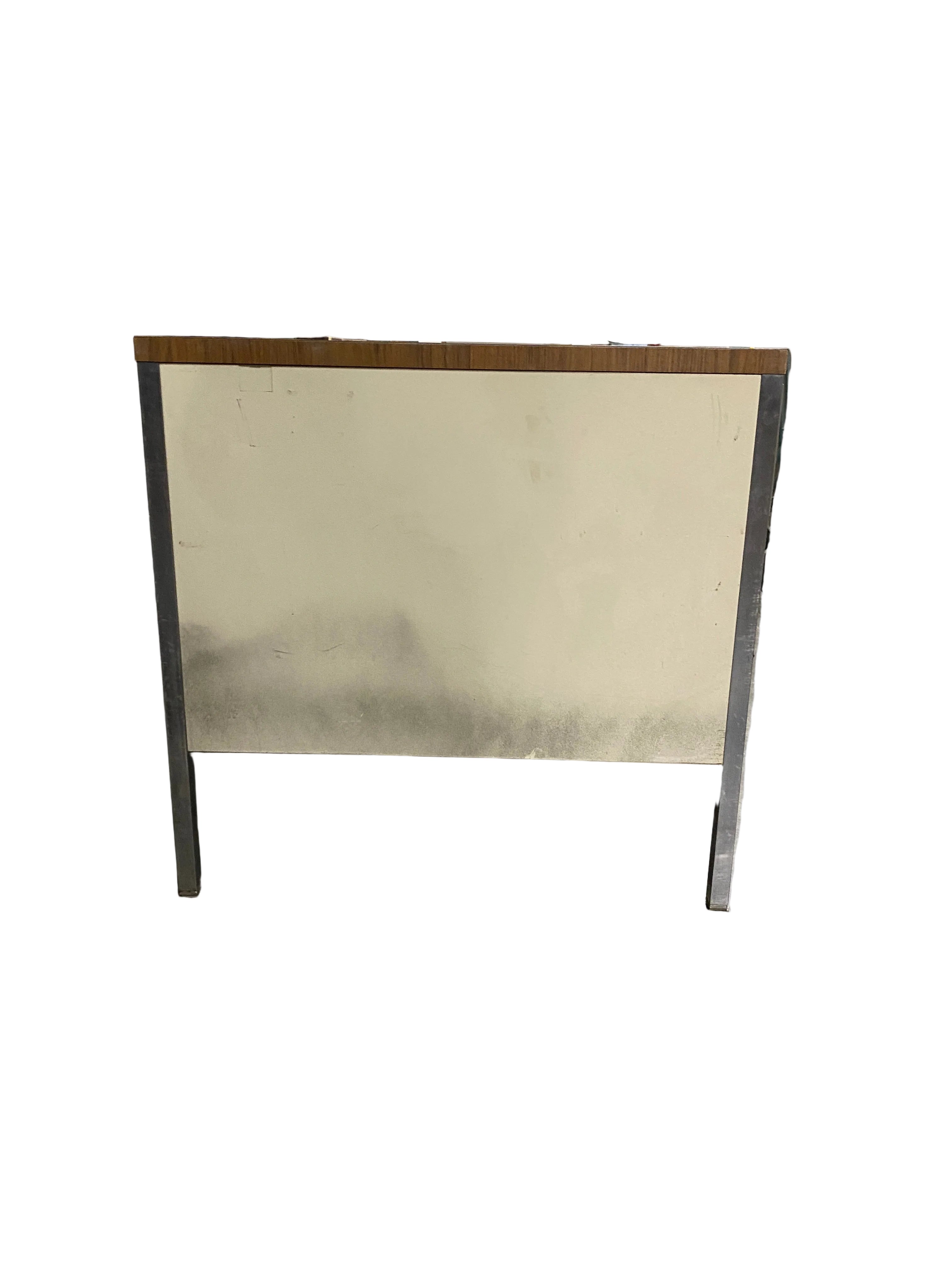 Light Oak Laminate Desk With Drawers