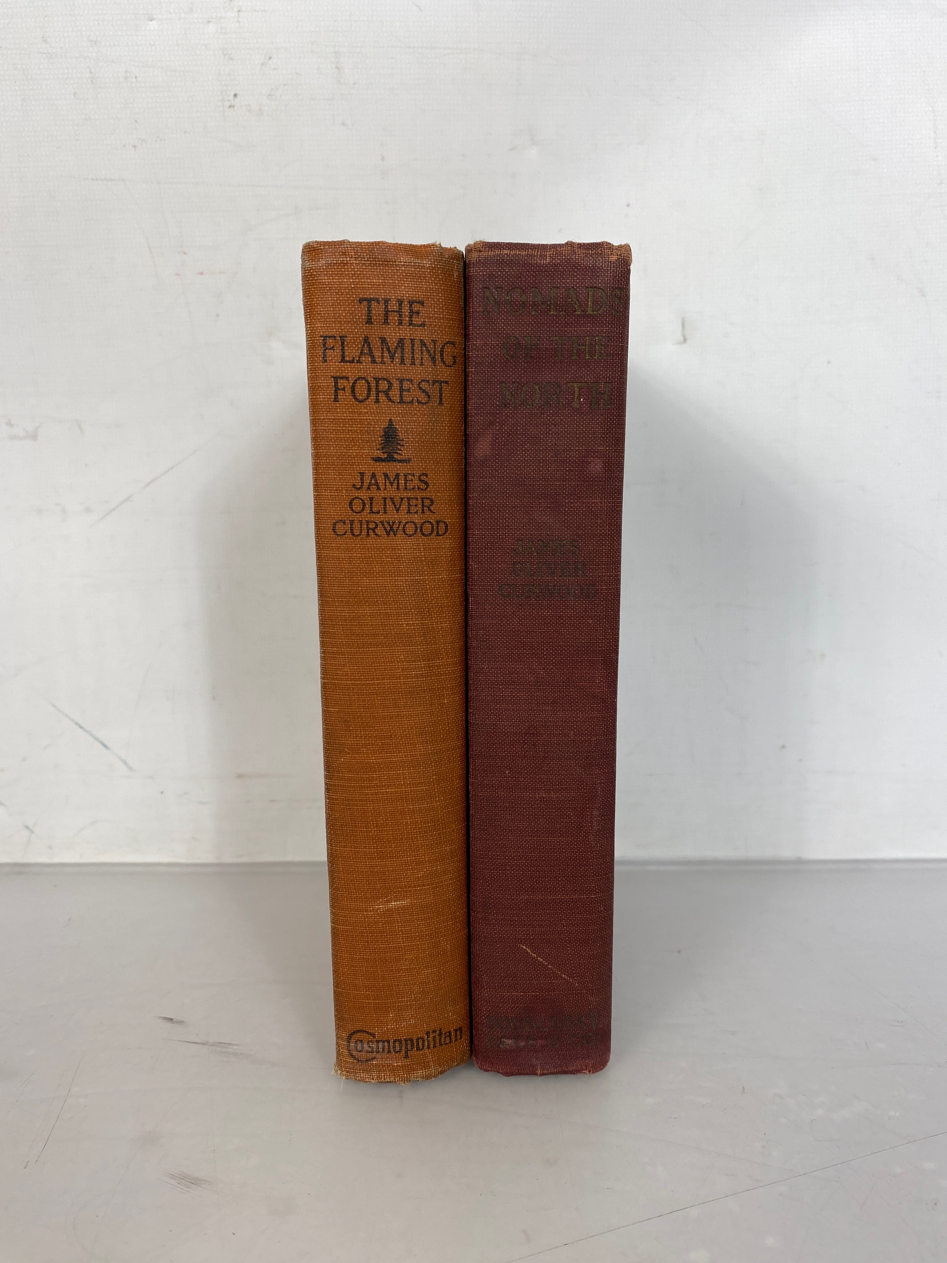 Lot of 2 James Oliver Curwood Novels 1921-1923 HC