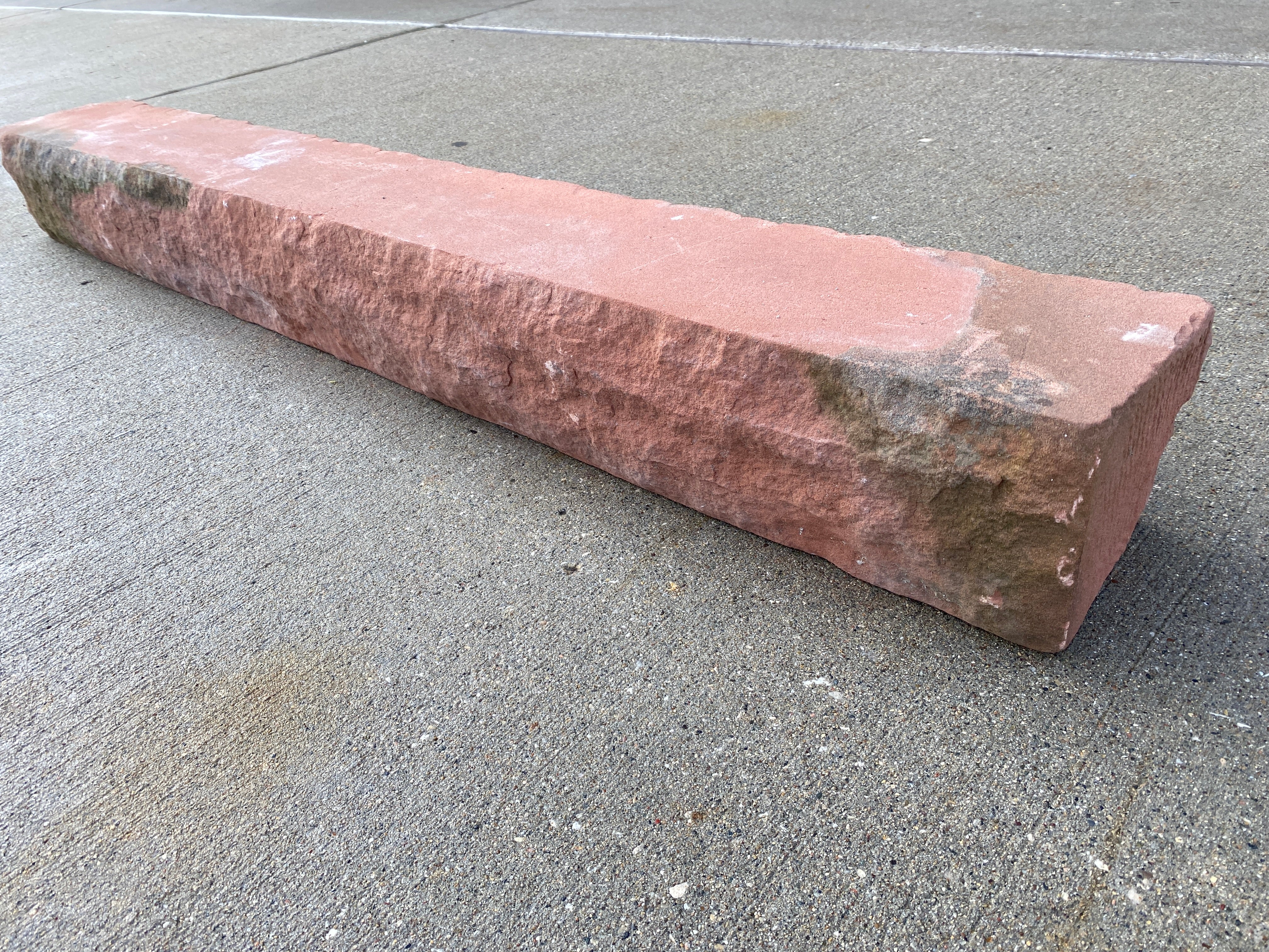 Reclaimed Red Sandstone Block #4