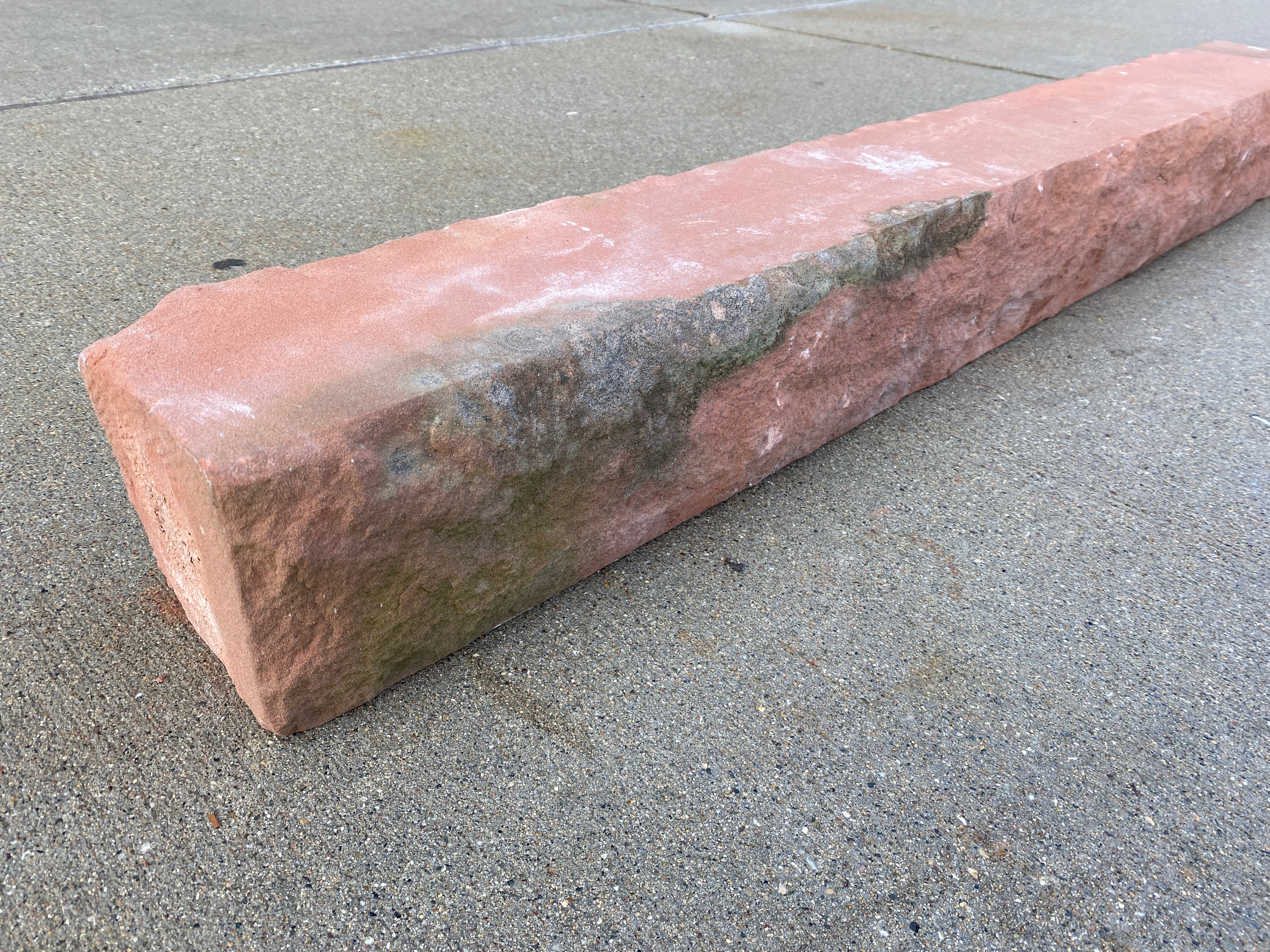 Reclaimed Red Sandstone Block #4