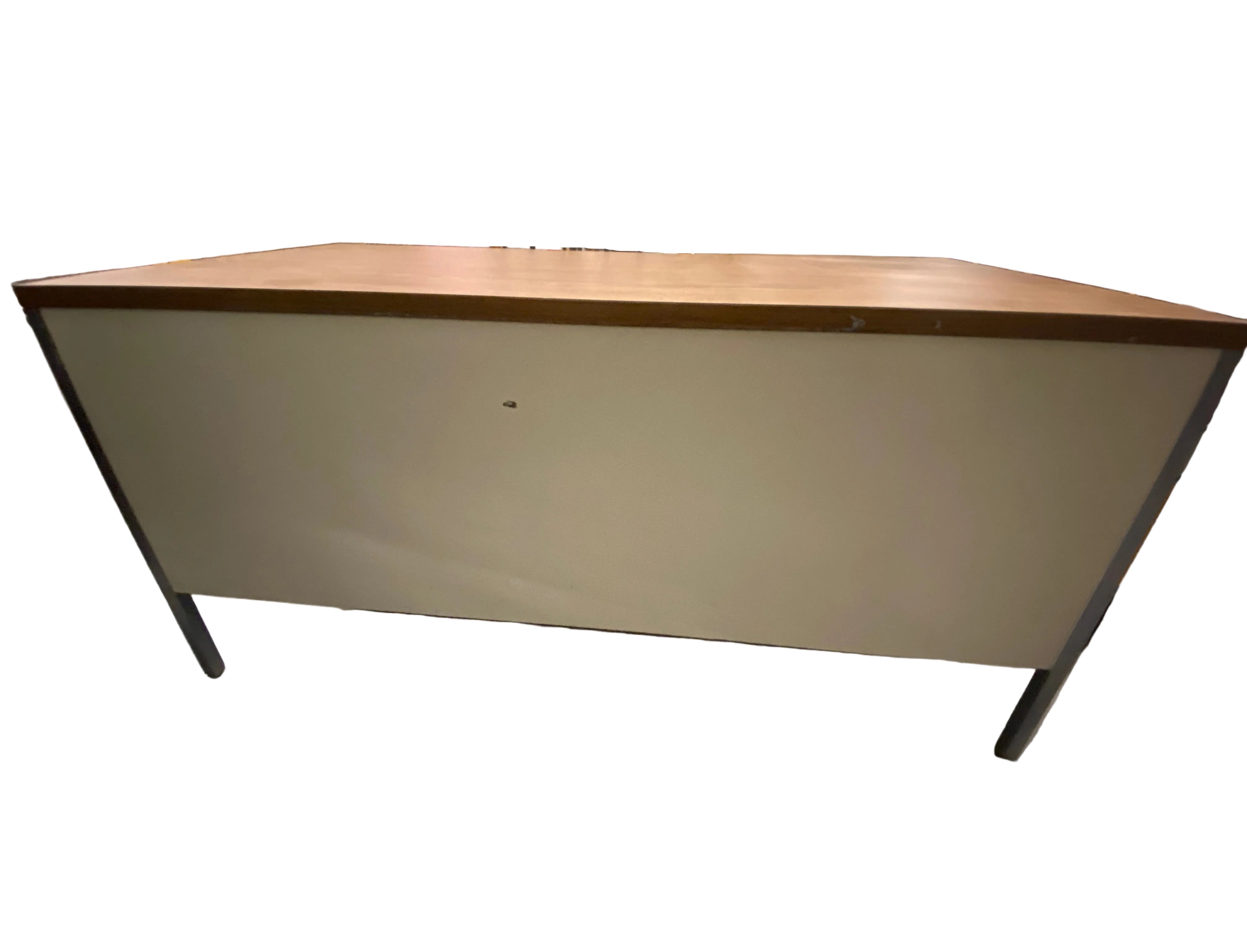 Light Oak Laminate Desk With Drawers