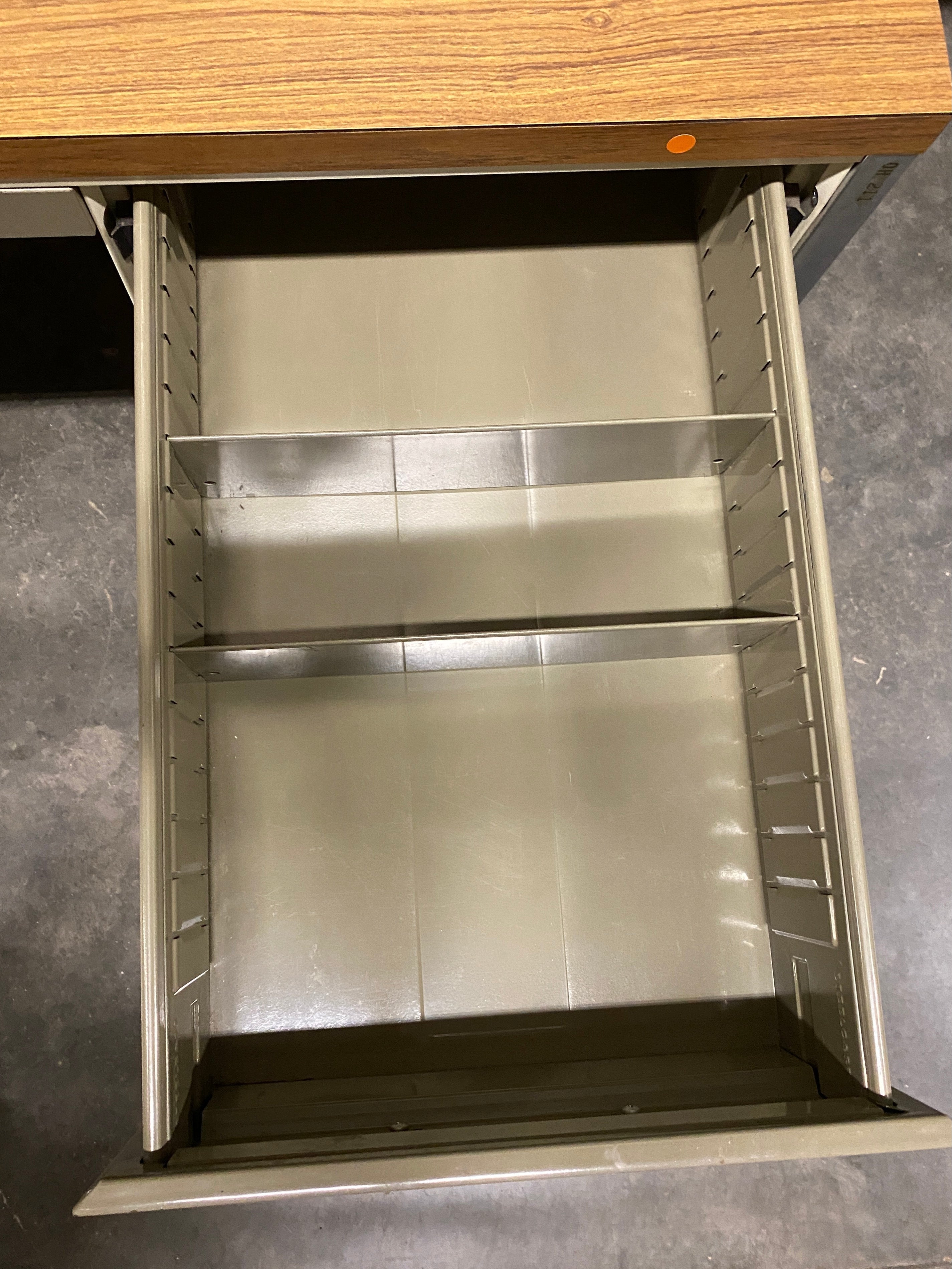 Light Oak Laminate Desk With Drawers