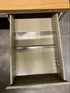 Light Oak Laminate Desk With Drawers