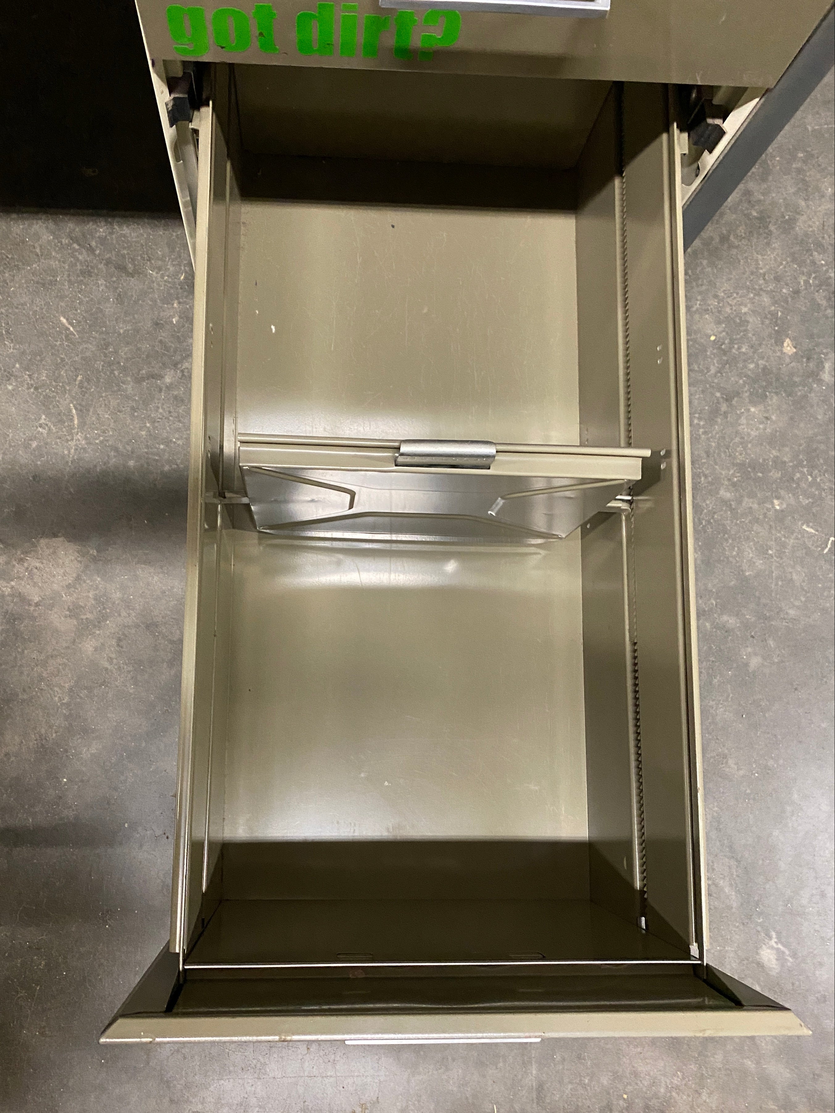 Light Oak Laminate Desk With Drawers