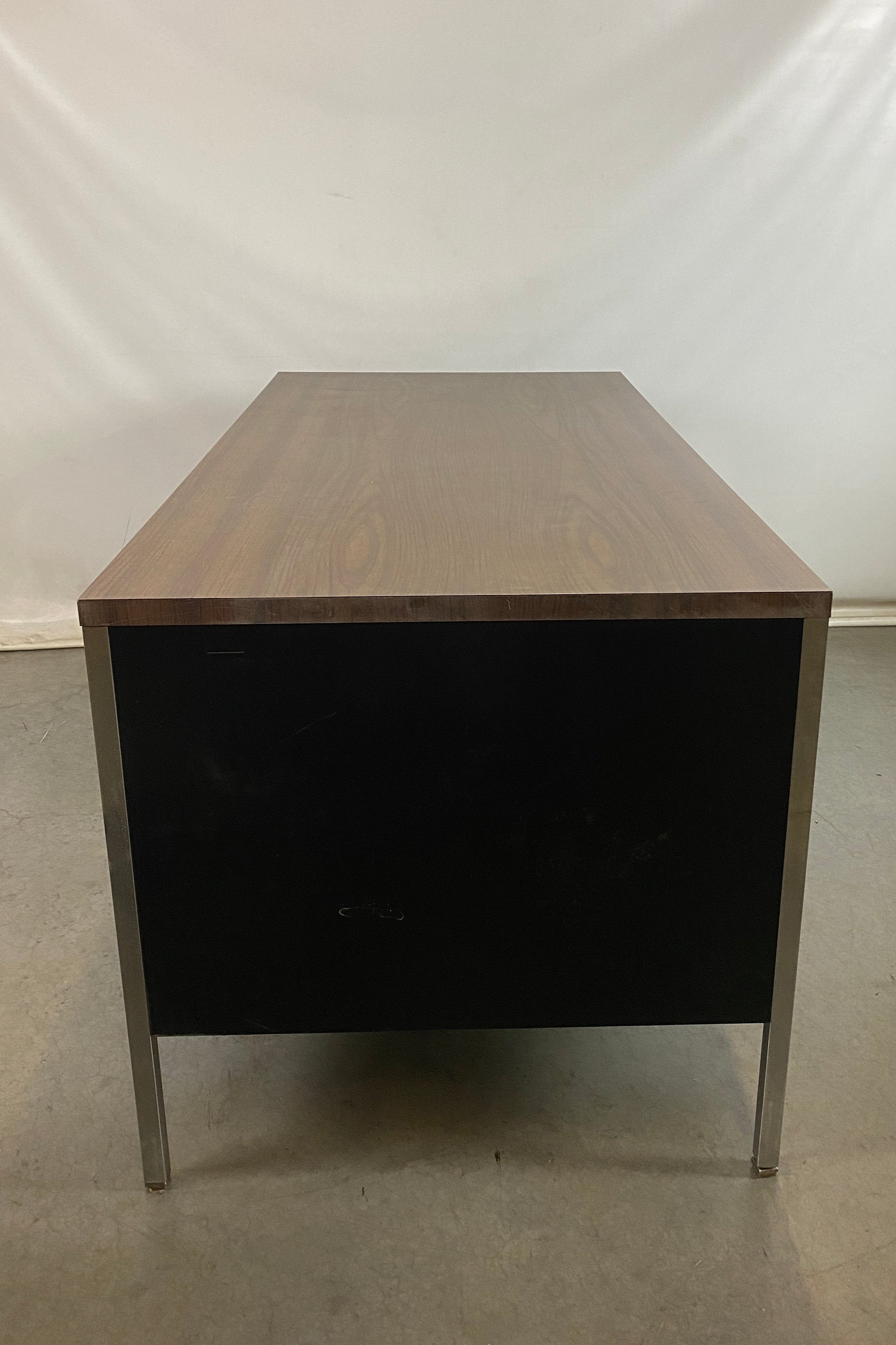 5 Drawer Steel and Wood Desk