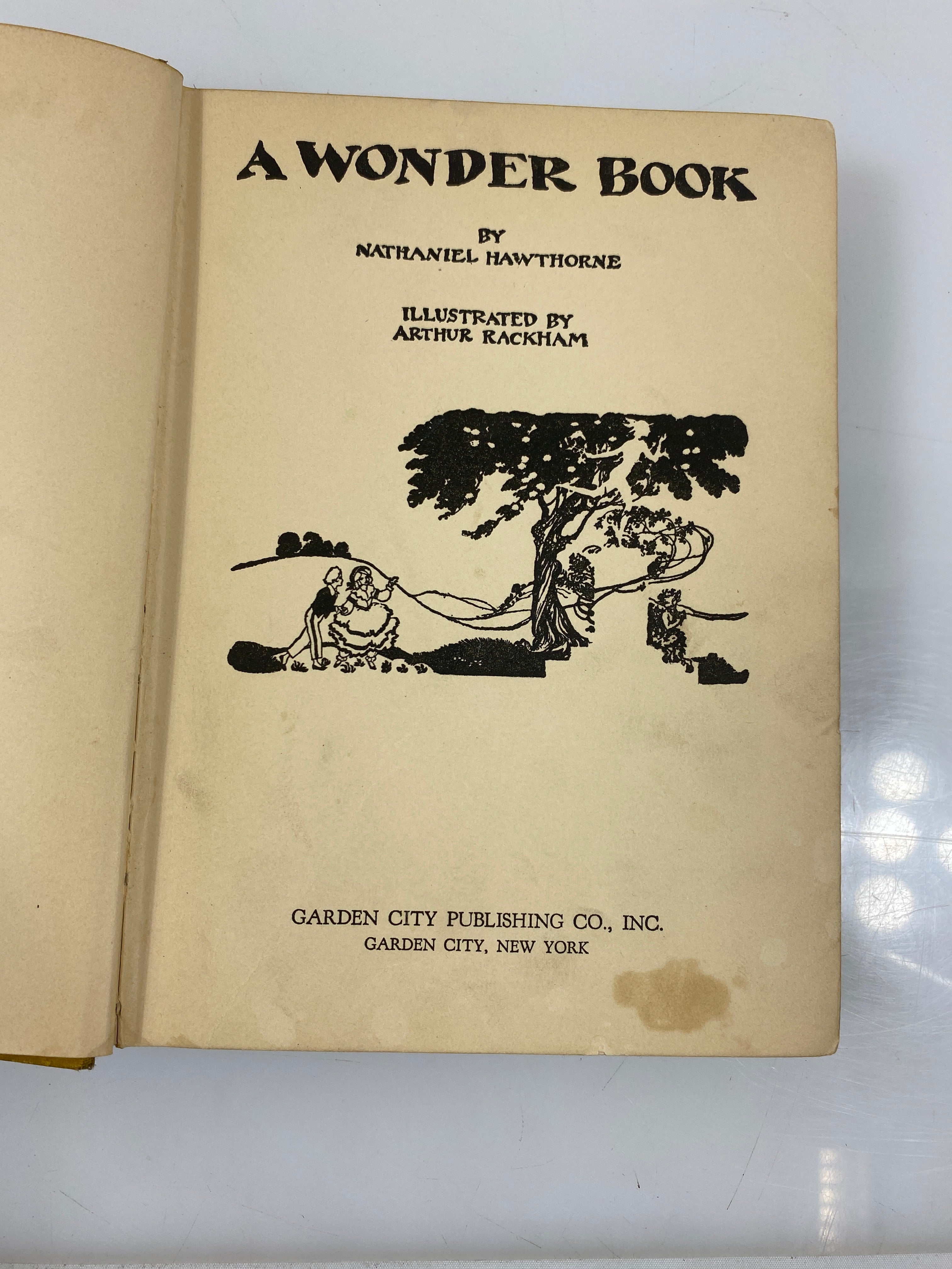 Hawthorne's Wonder Book Garden City Publishing HC