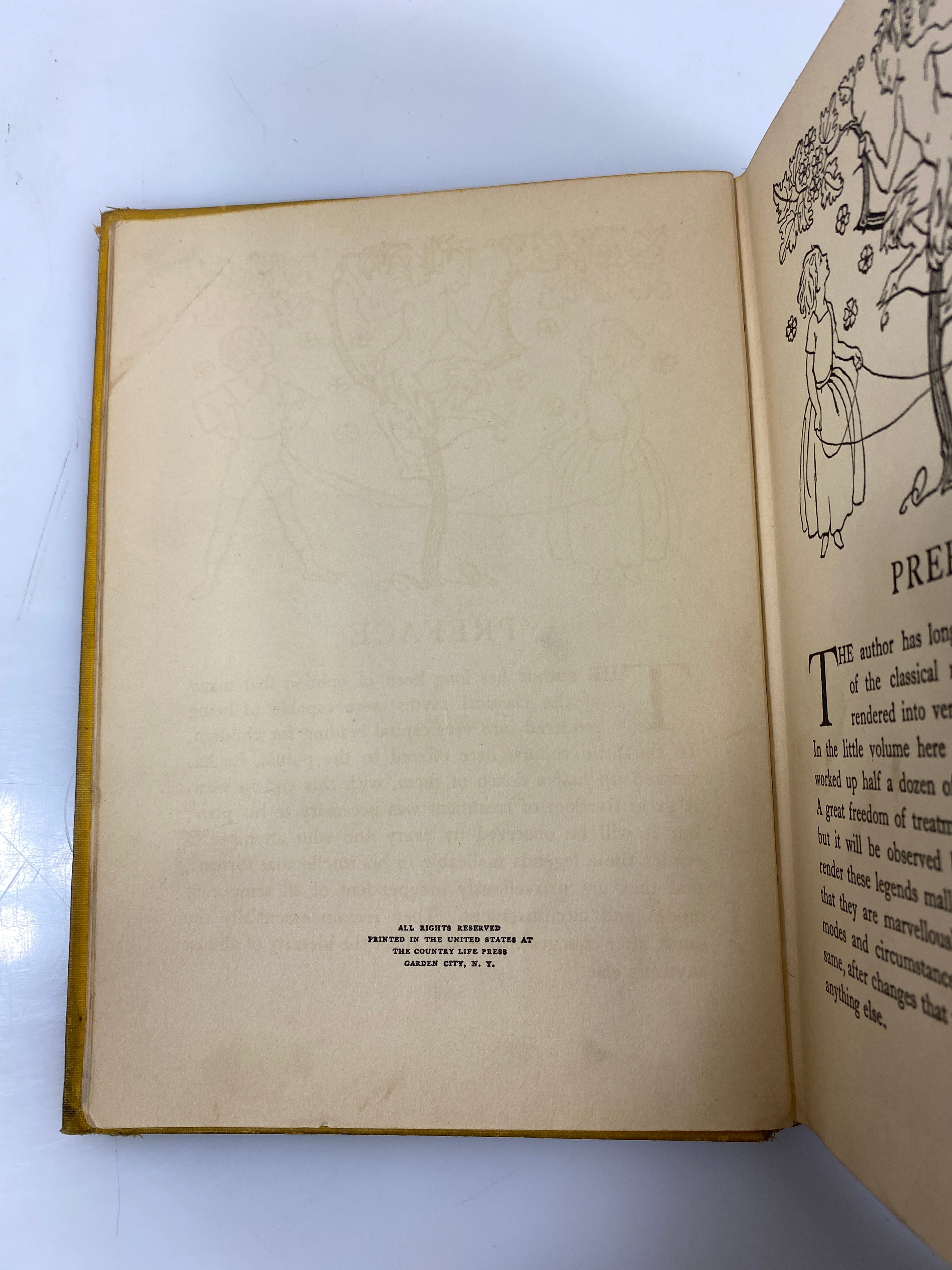 Hawthorne's Wonder Book Garden City Publishing HC