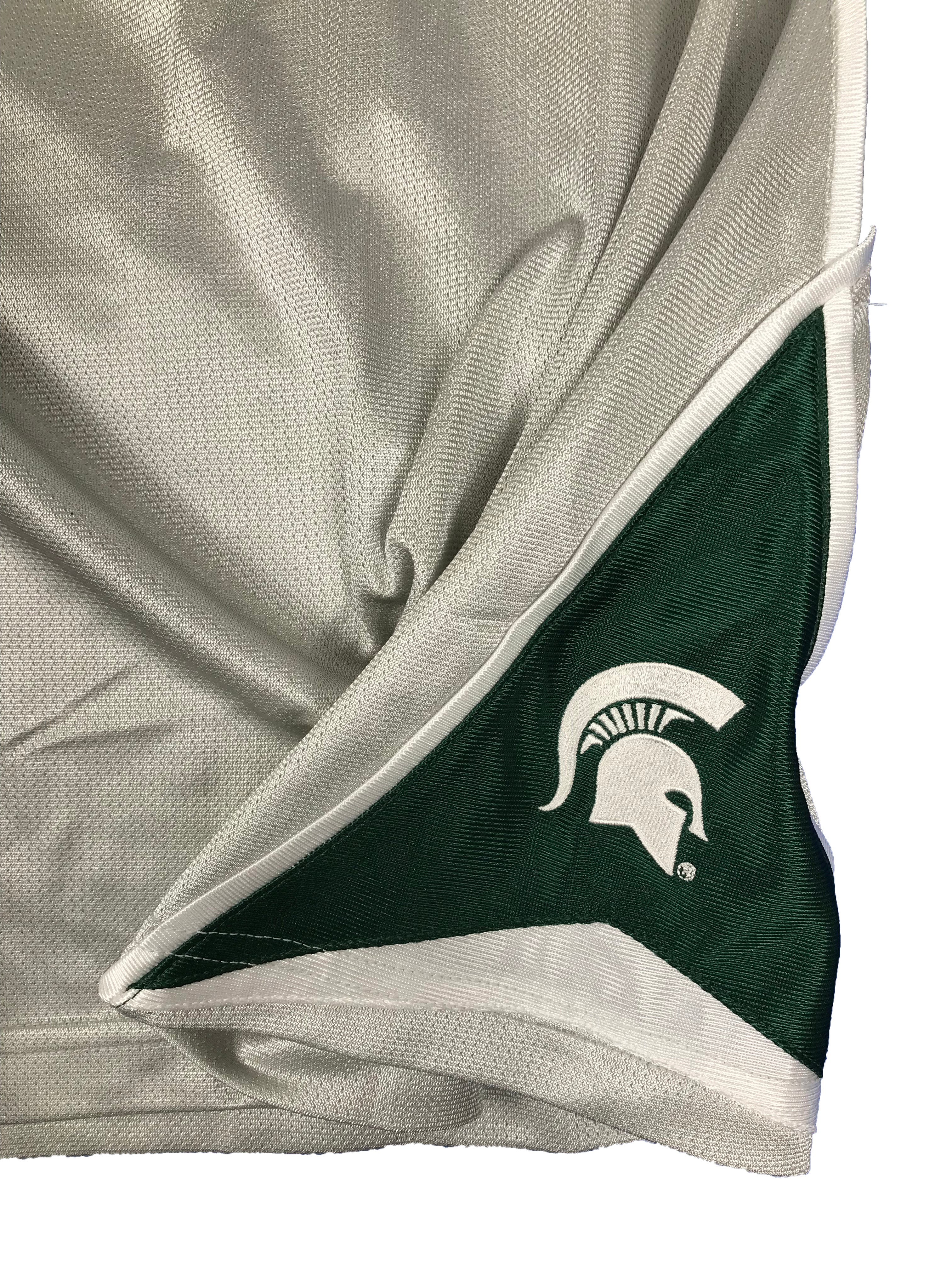 Nike Silver and Green MSU Shorts Men's XXL