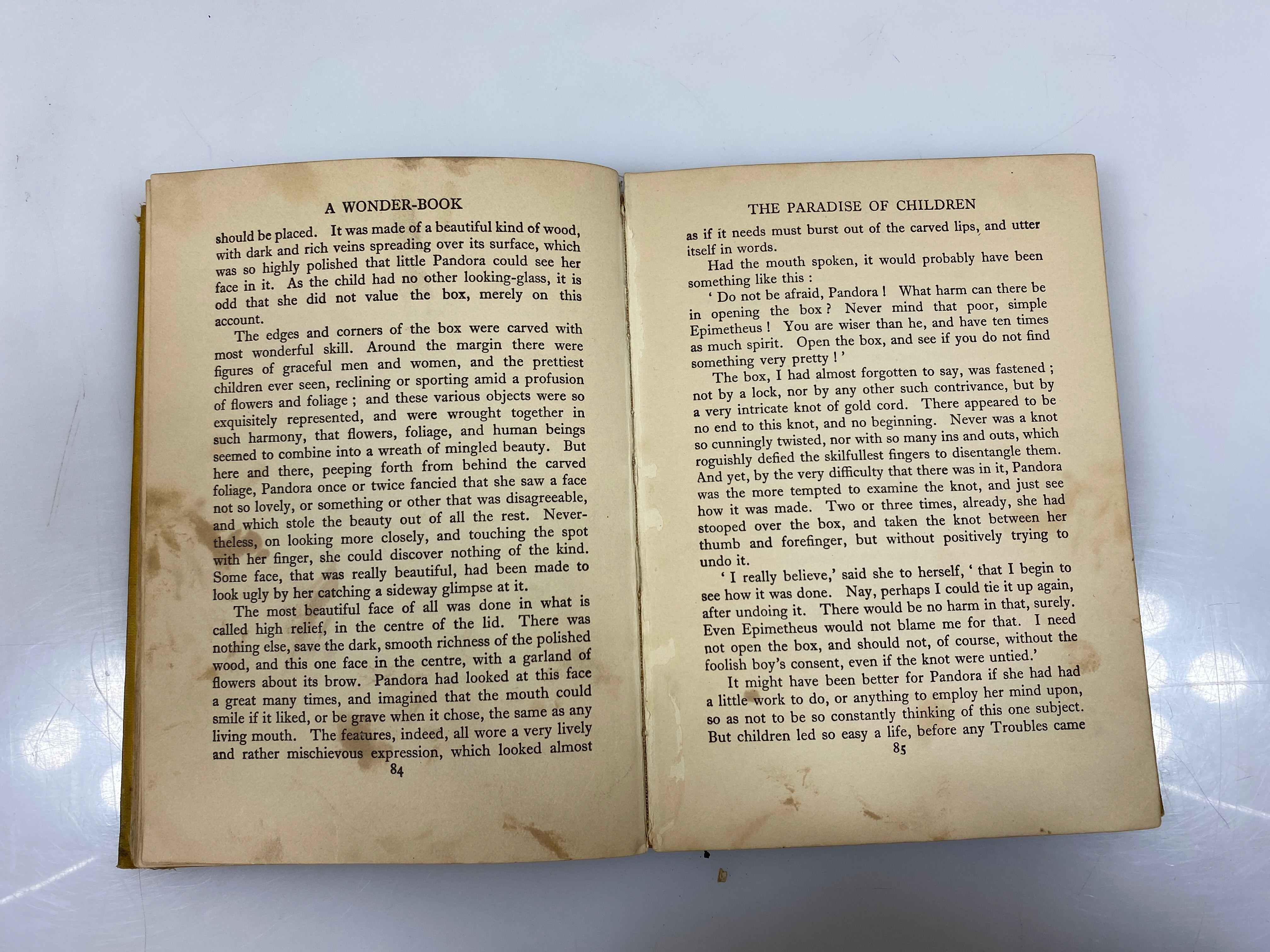 Hawthorne's Wonder Book Garden City Publishing HC