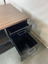 5 Drawer Steel and Wood Desk