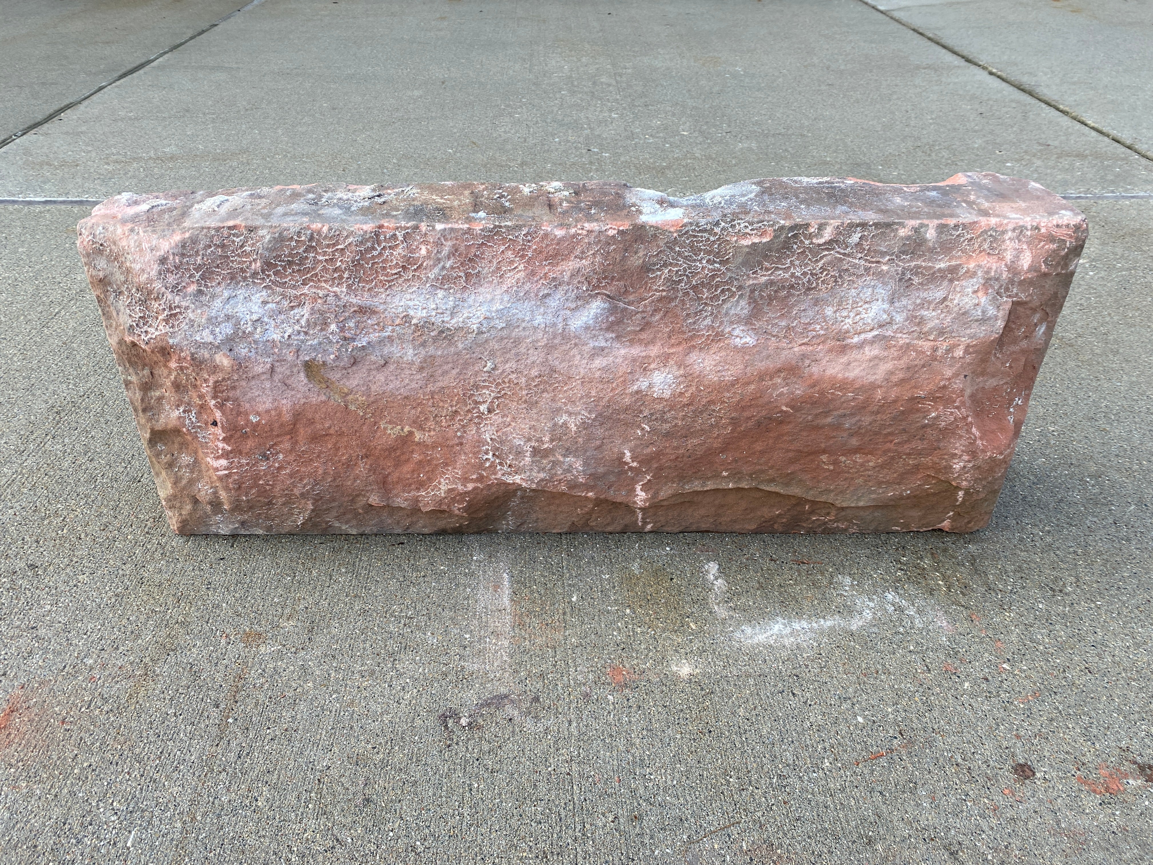 Reclaimed Red Sandstone Block #5