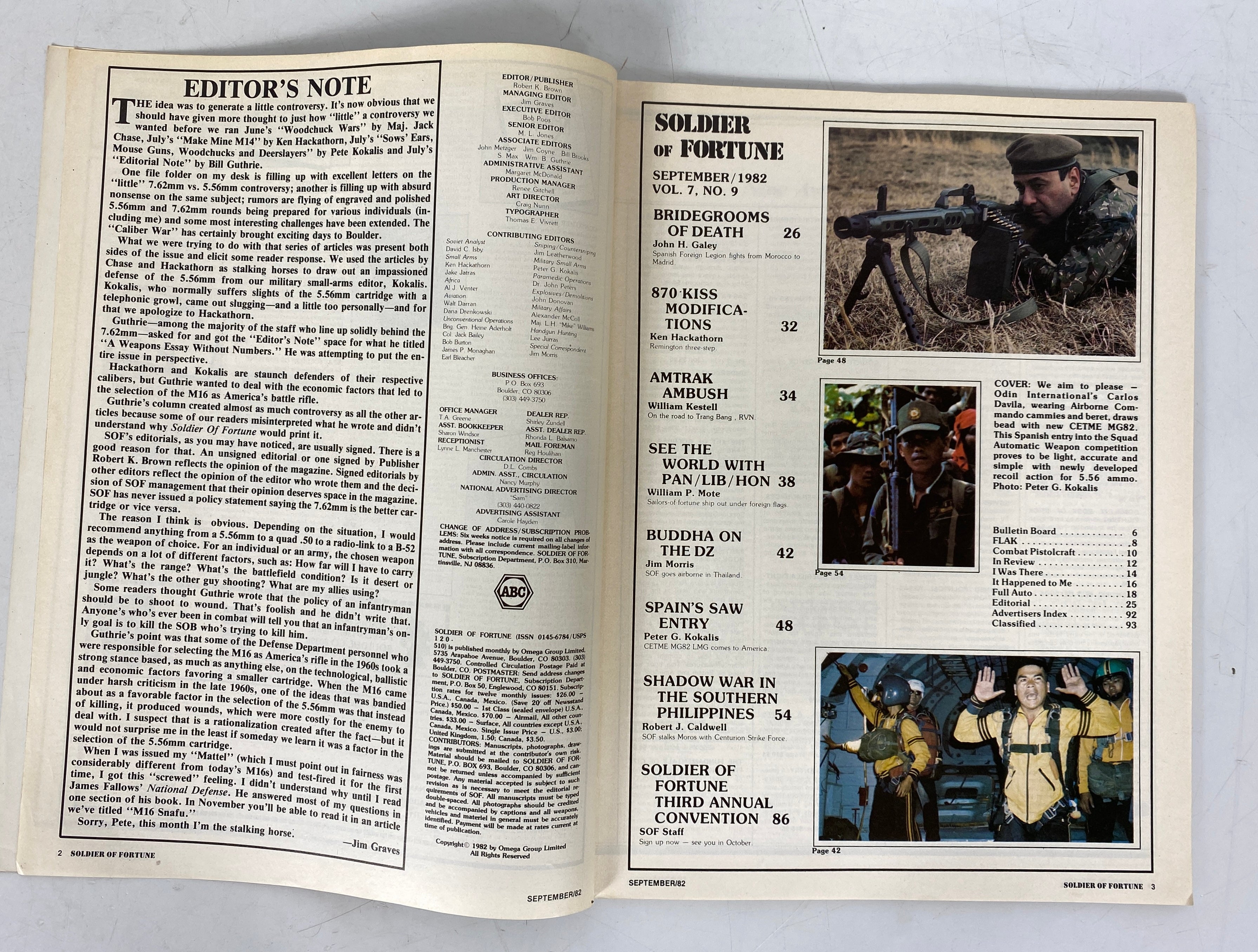 Soldier of Fortune Magazine Lot of 32 1980-1983