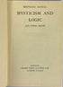 Bertrand Russell Mysticism & Logic 1950 Vintage HC