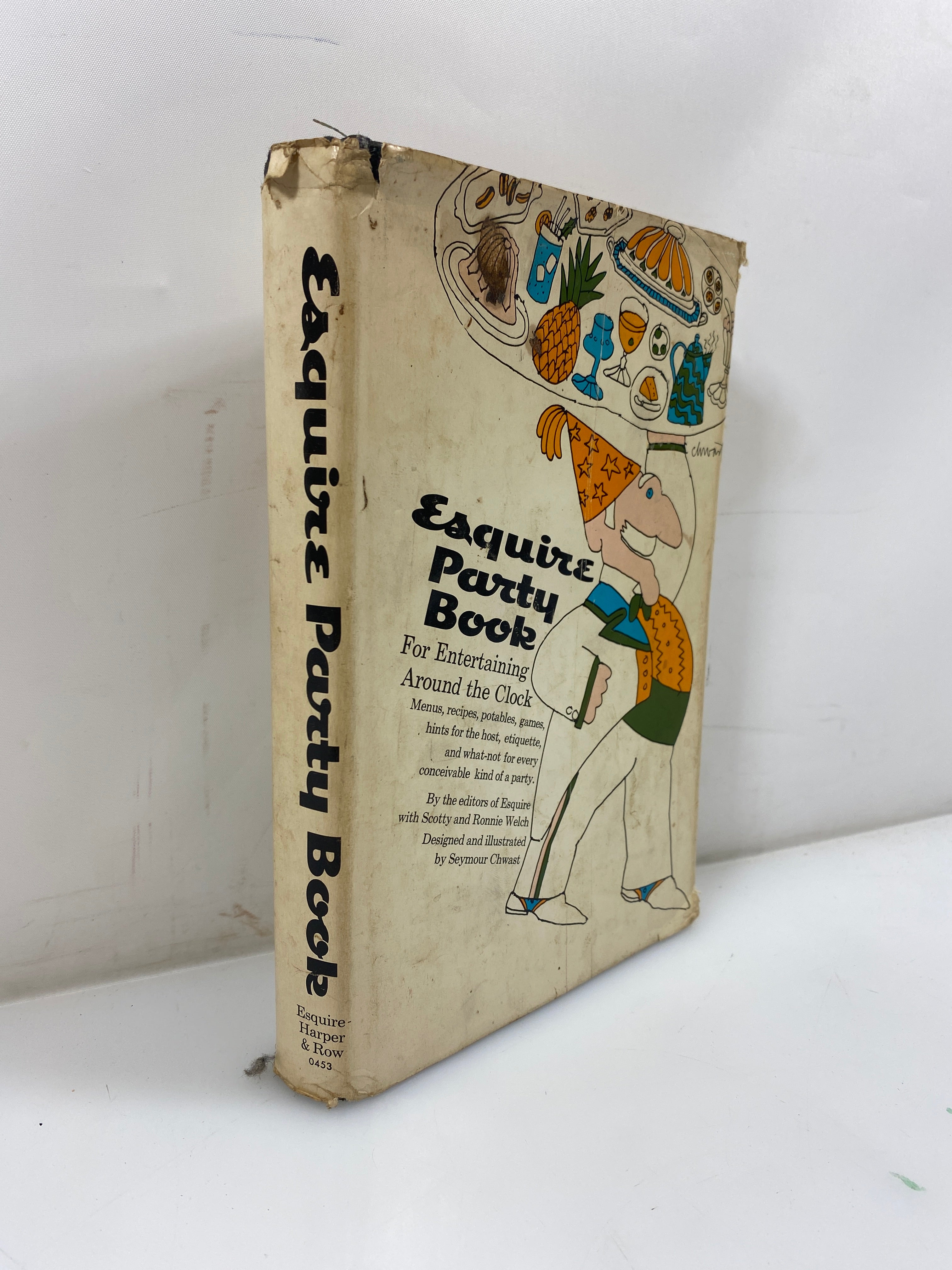 Esquire Party Book: For Entertaining Around the Clock 1965 HCDJ
