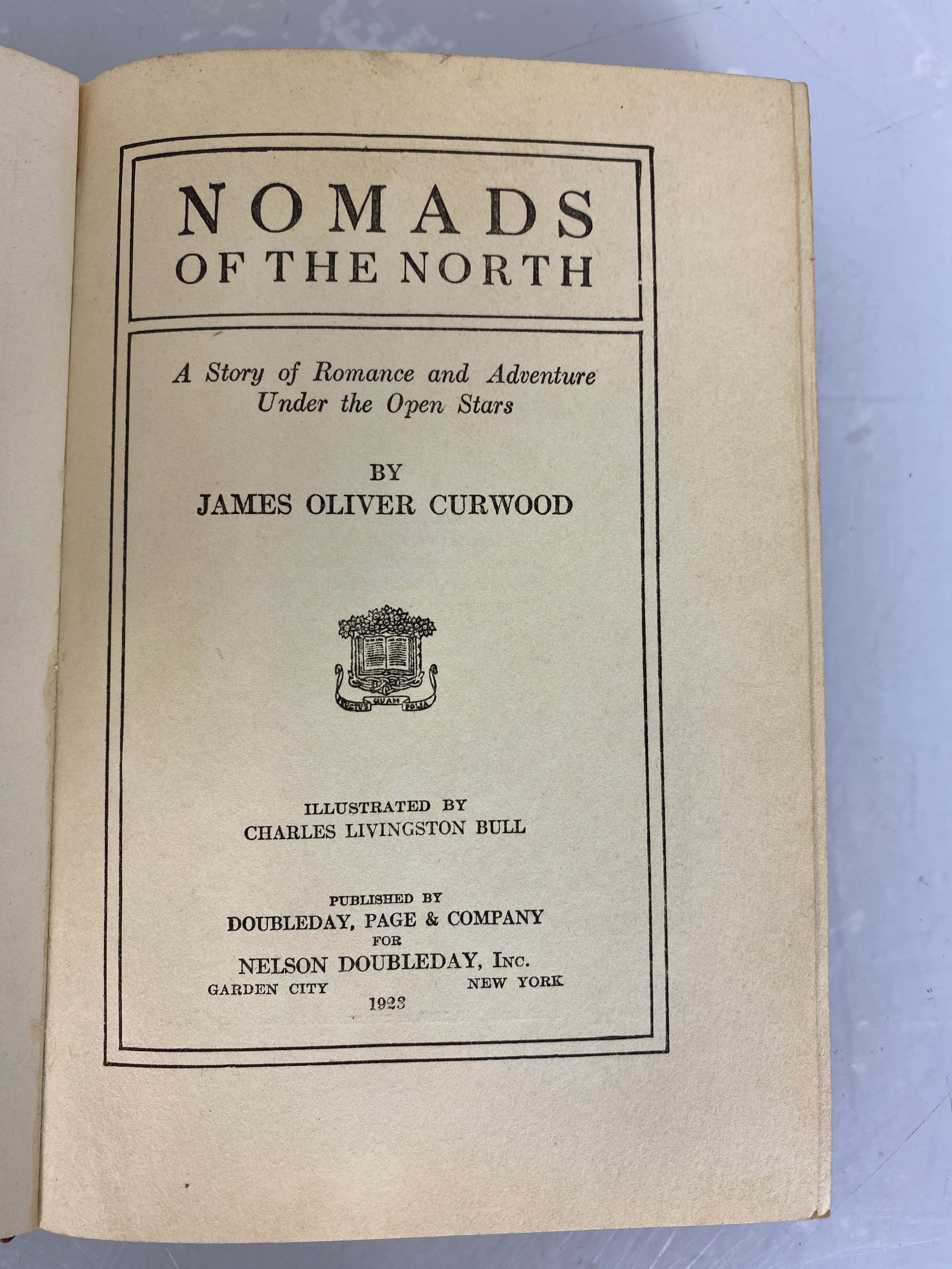 Lot of 2 James Oliver Curwood Novels 1921-1923 HC