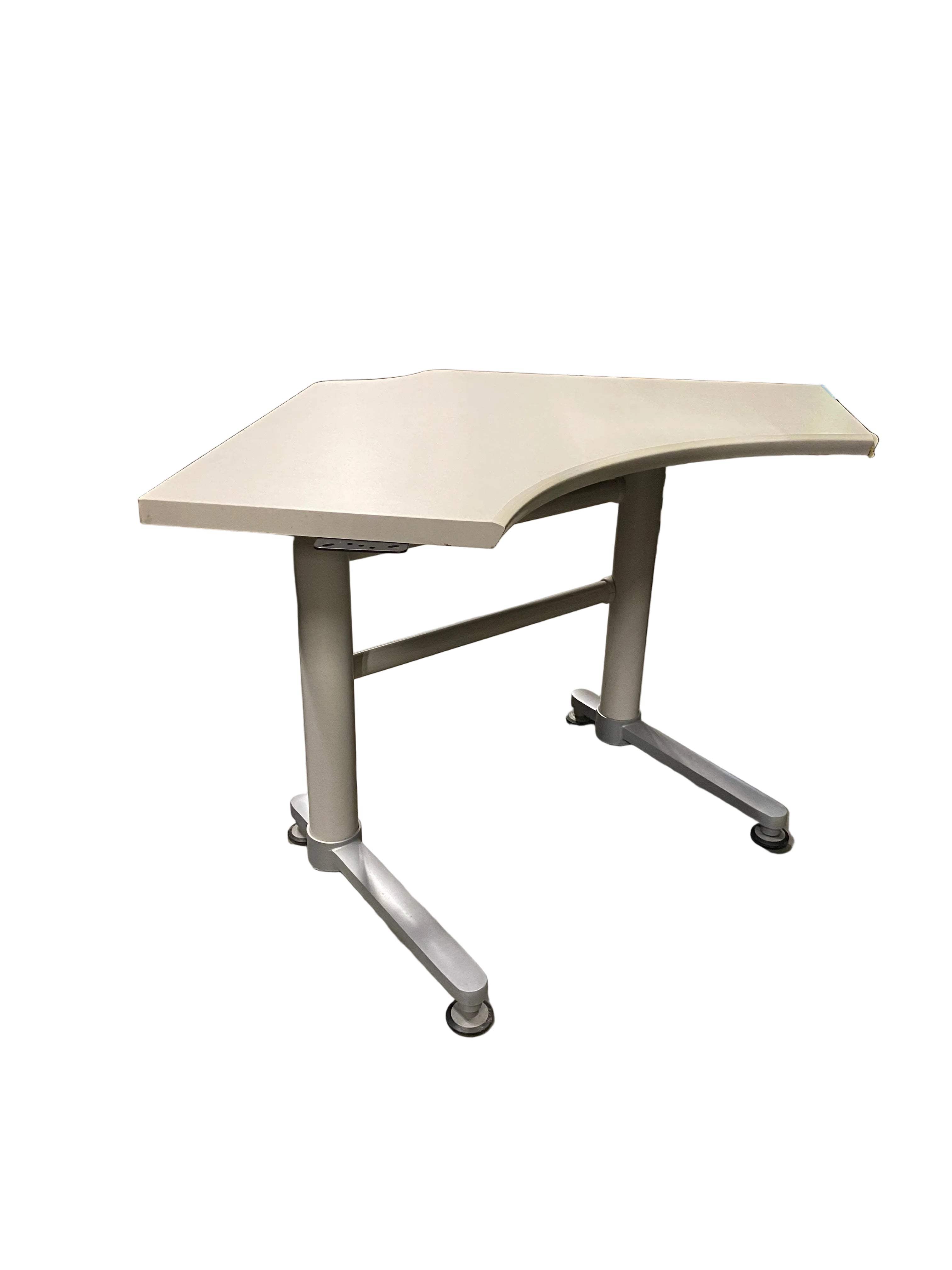 Grey Laminate Wooden Corner Table