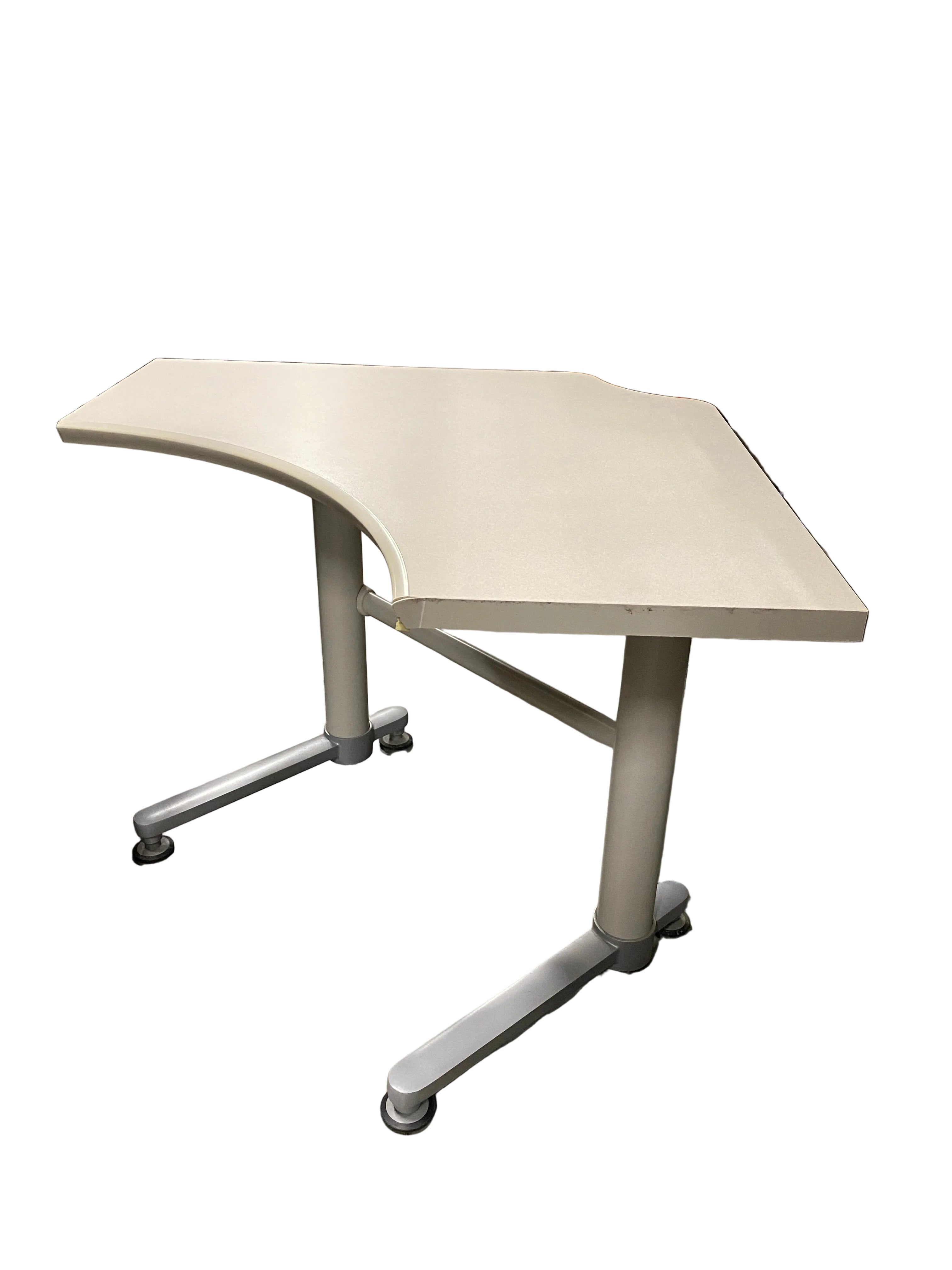 Grey Laminate Wooden Corner Table