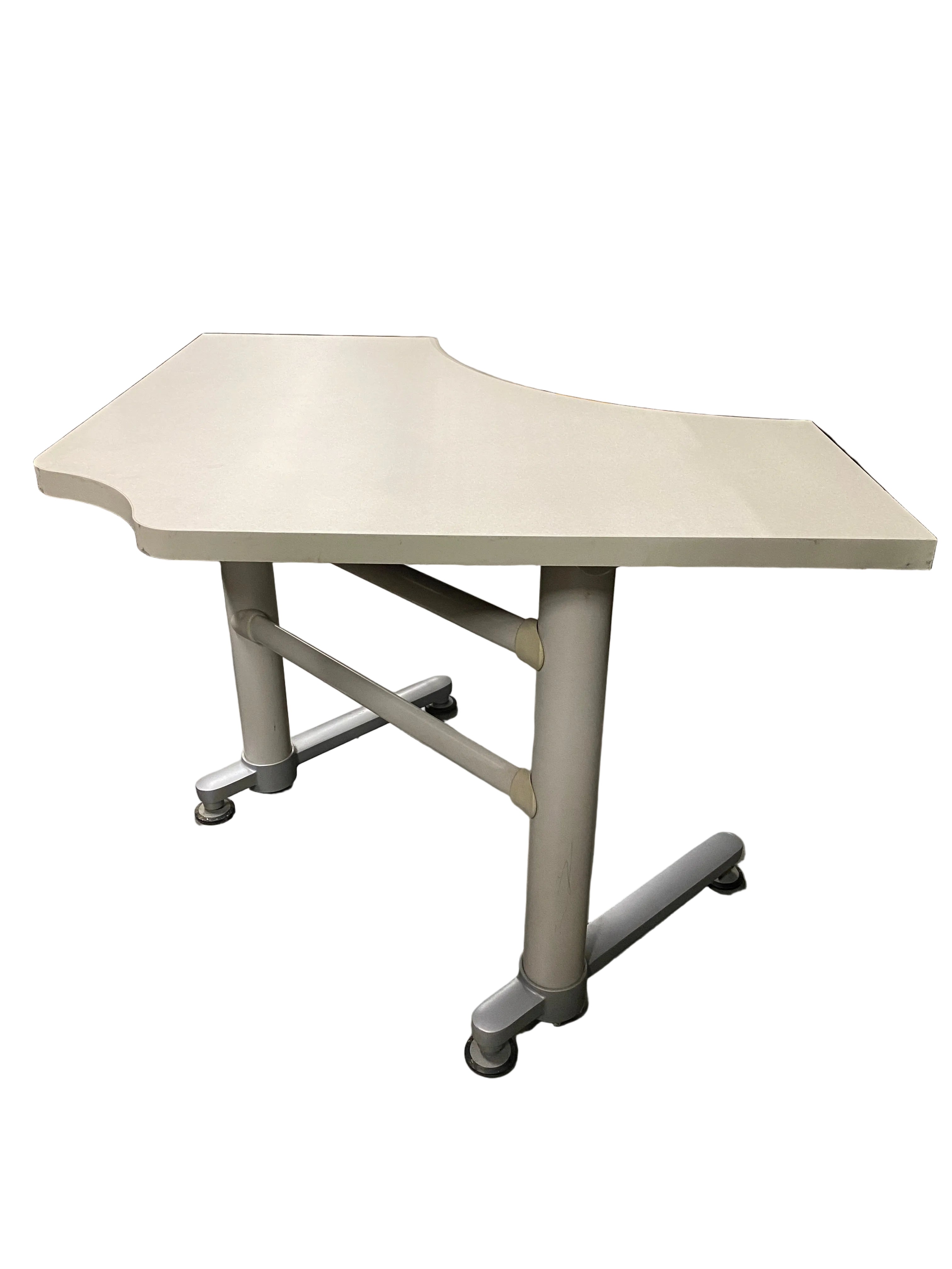 Grey Laminate Wooden Corner Table