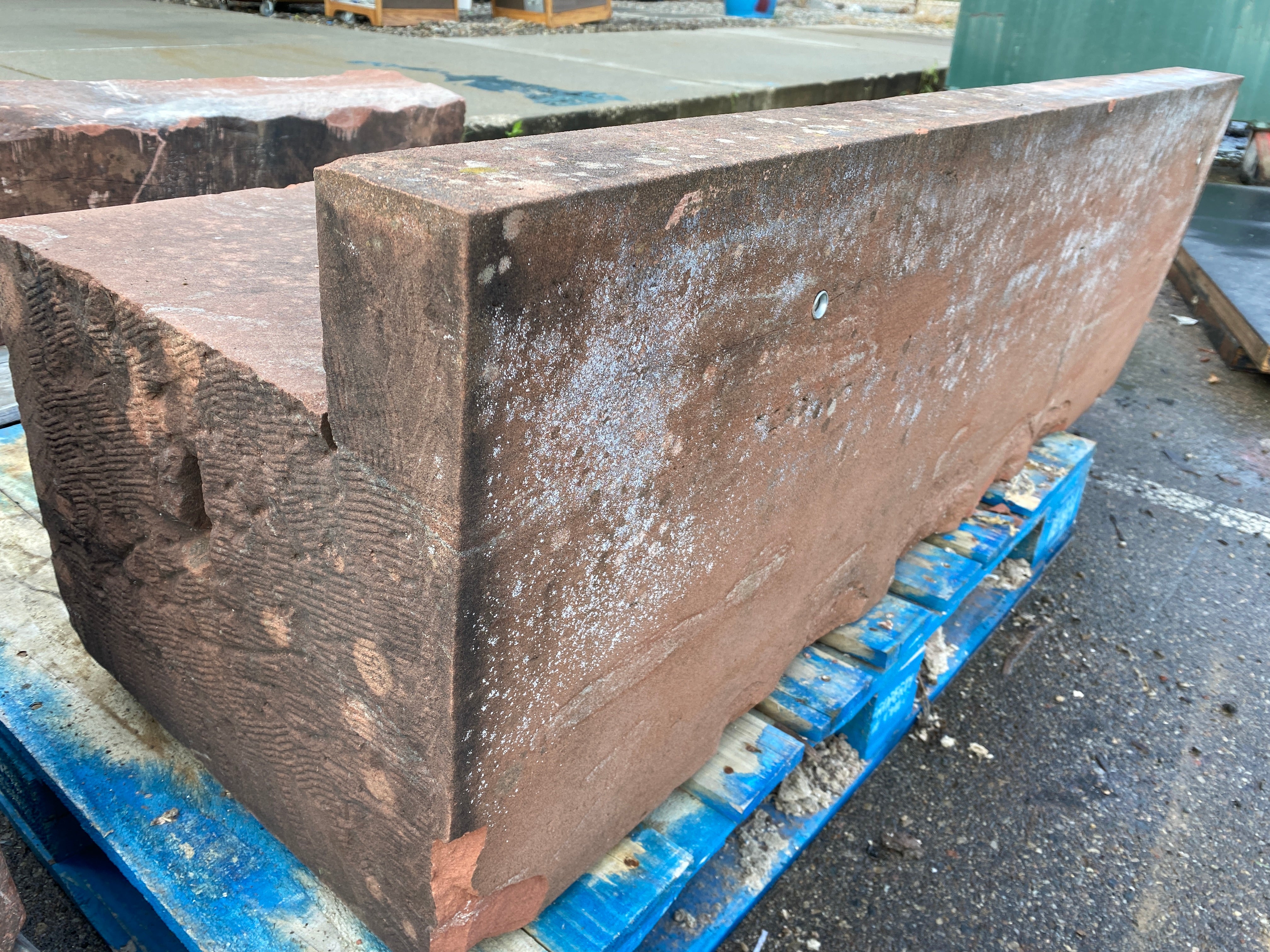 Reclaimed Red Sandstone Block #8