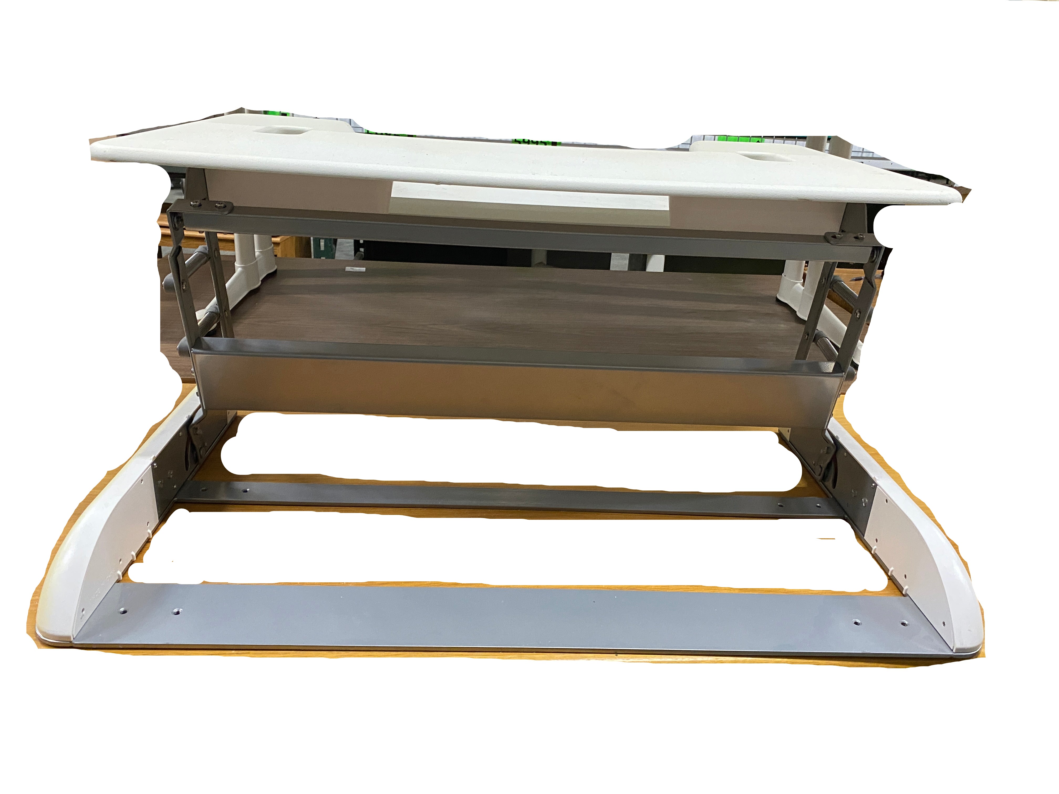 Varidesk Cube Plus 40 Two-Tier Standing Desk White