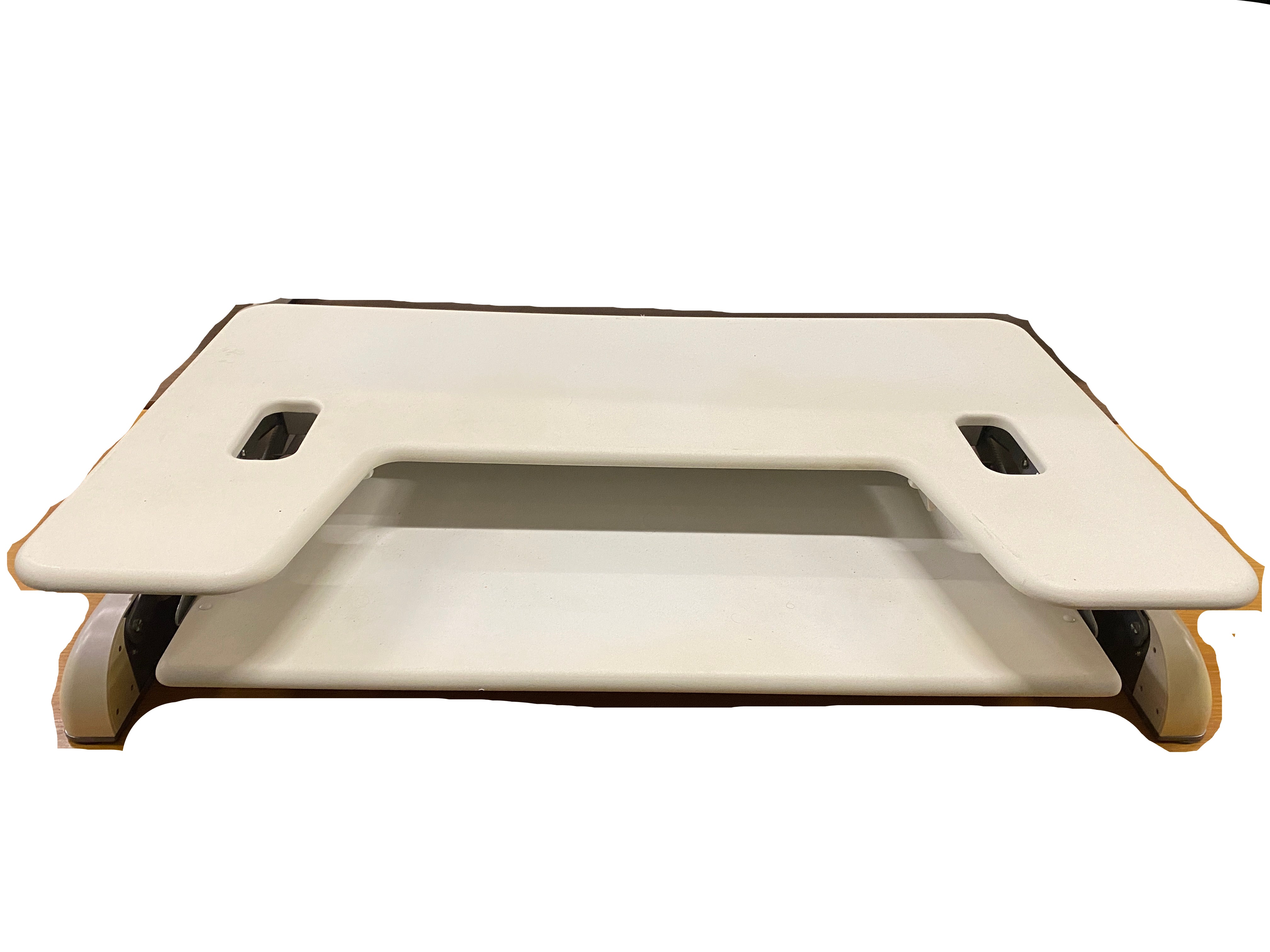 Varidesk Cube Plus 40 Two-Tier Standing Desk White