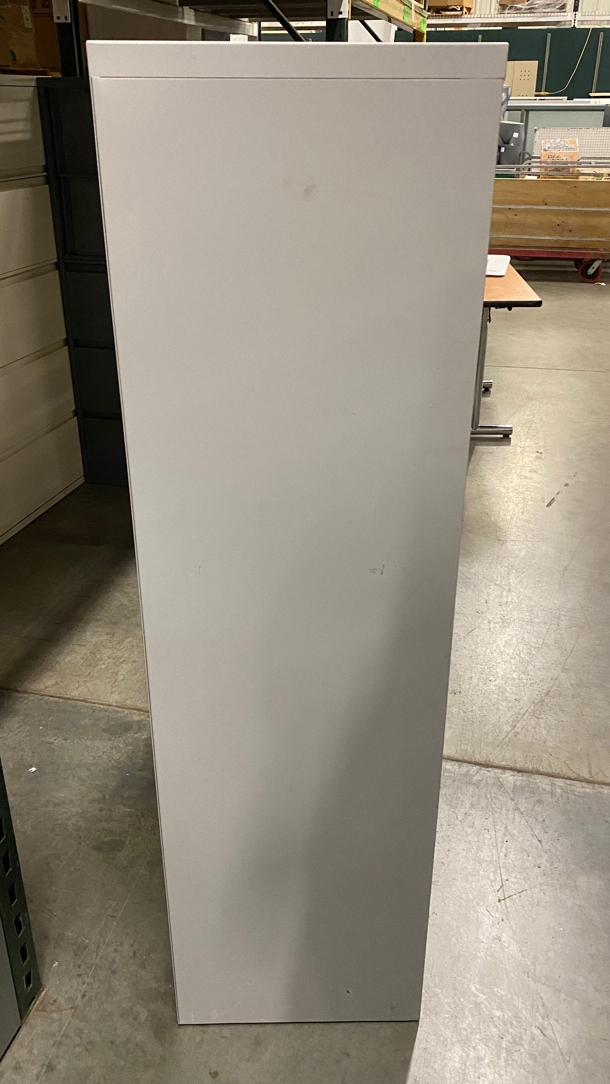 Steelcase Lateral Light Grey 5 Drawer File Cabinet