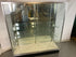 Glass Trophy Case With Mirrored Backing