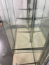 Glass Trophy Case With Mirrored Backing