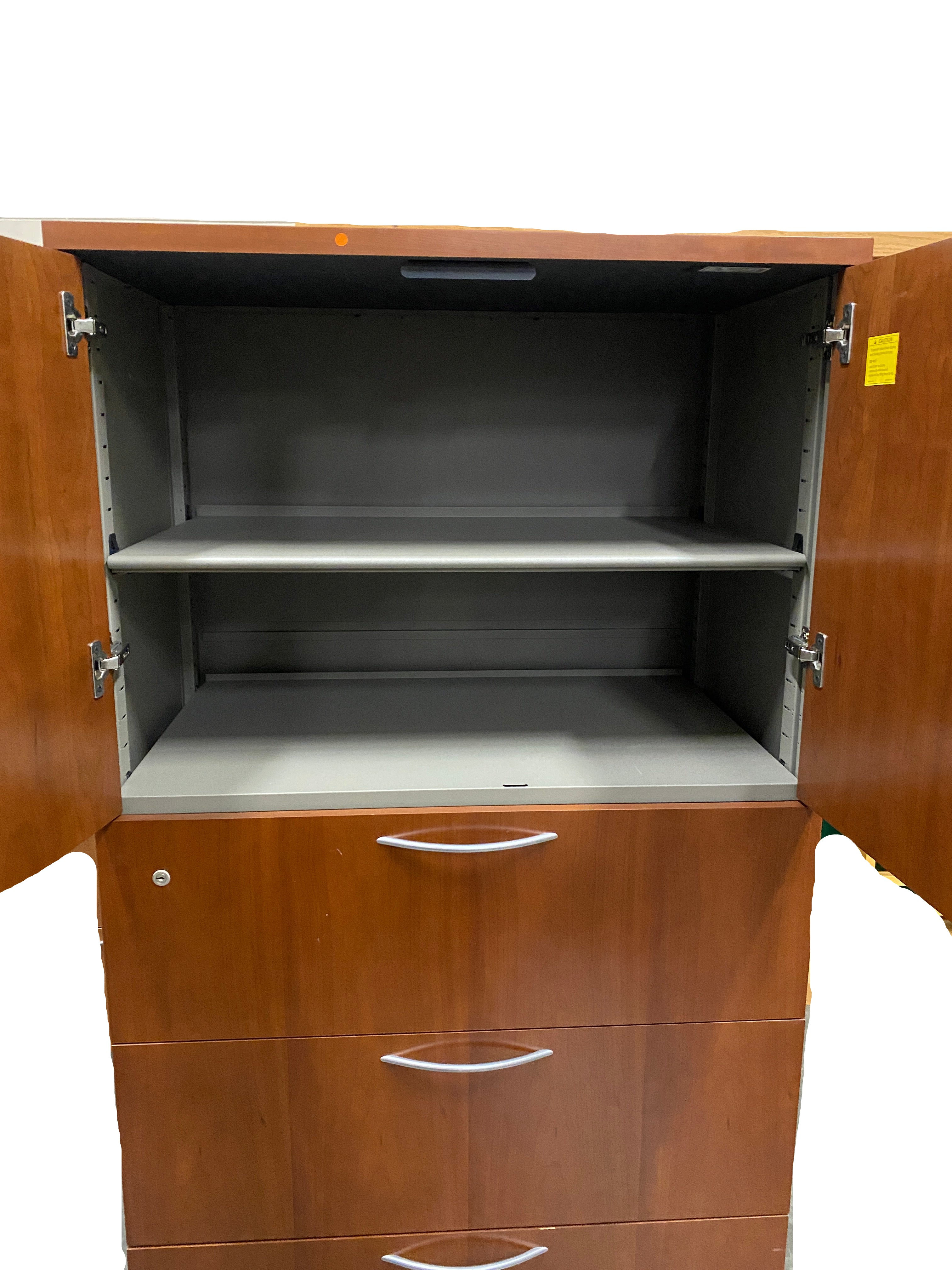 Steelcase # RCC24365EW Wooden Facade Storage Cabinet