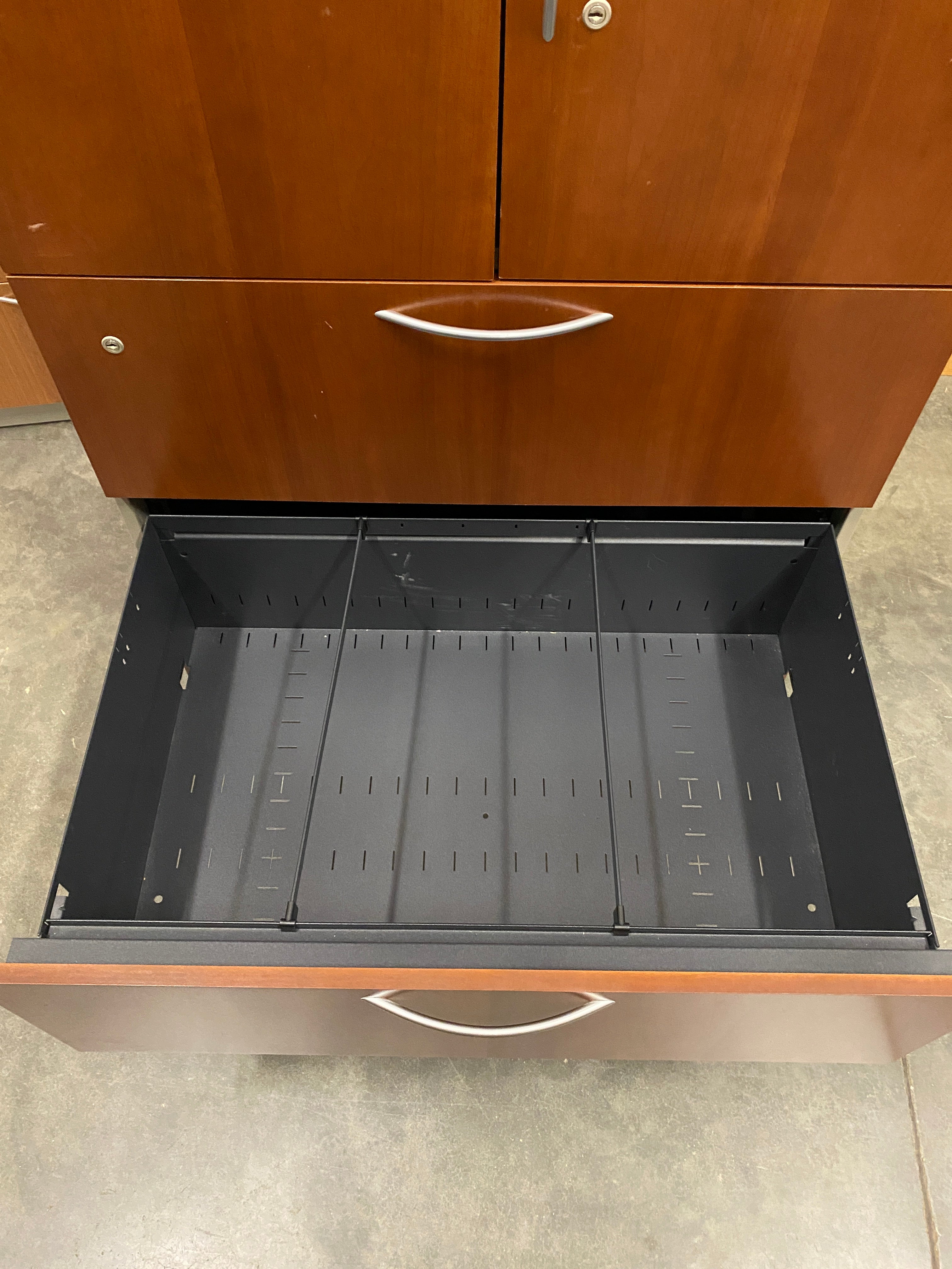 Steelcase # RCC24365EW Wooden Facade Storage Cabinet