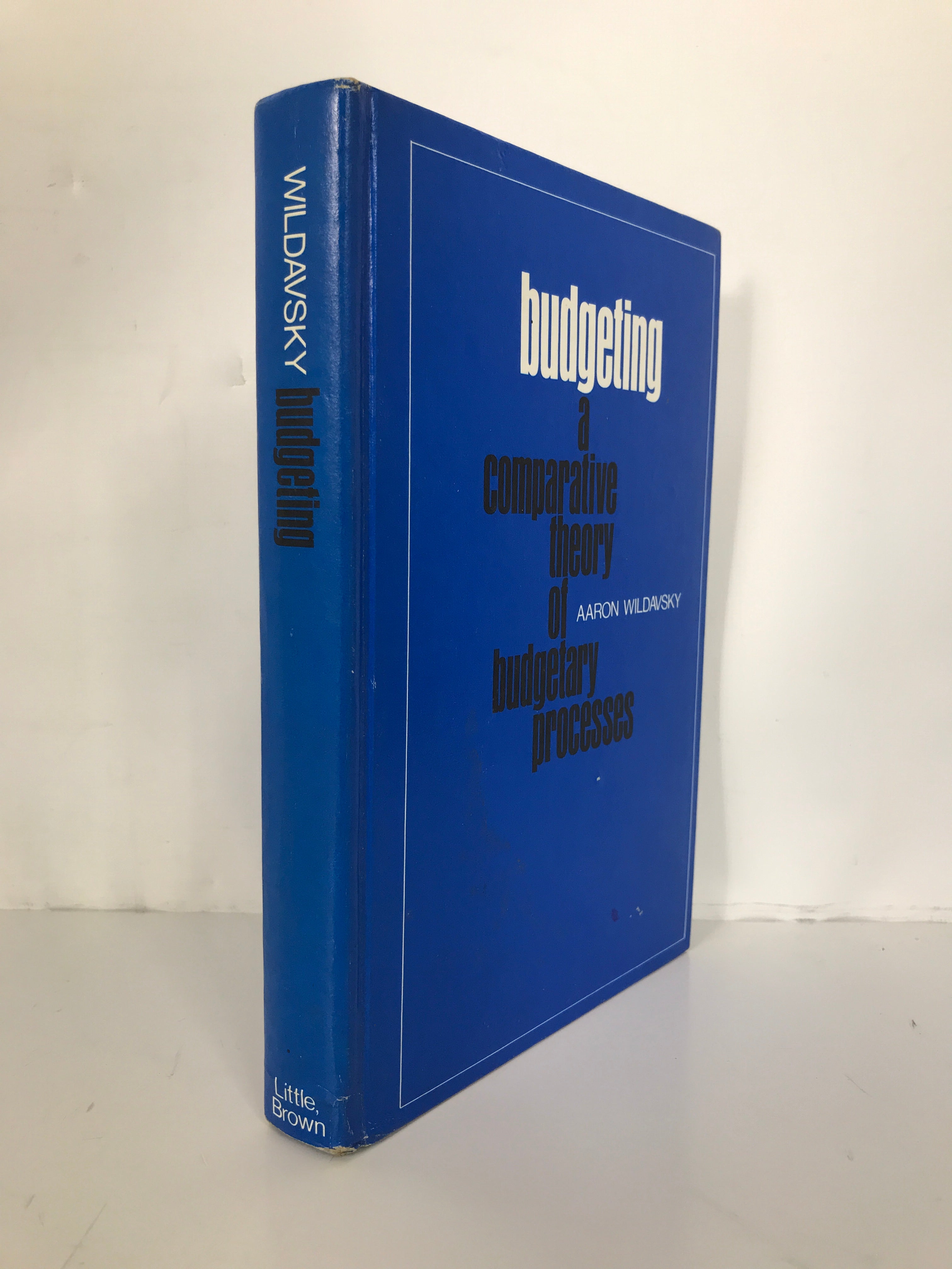 Budgeting A comparative Theory of Processes Wildavsky 1975 3rd Print HC