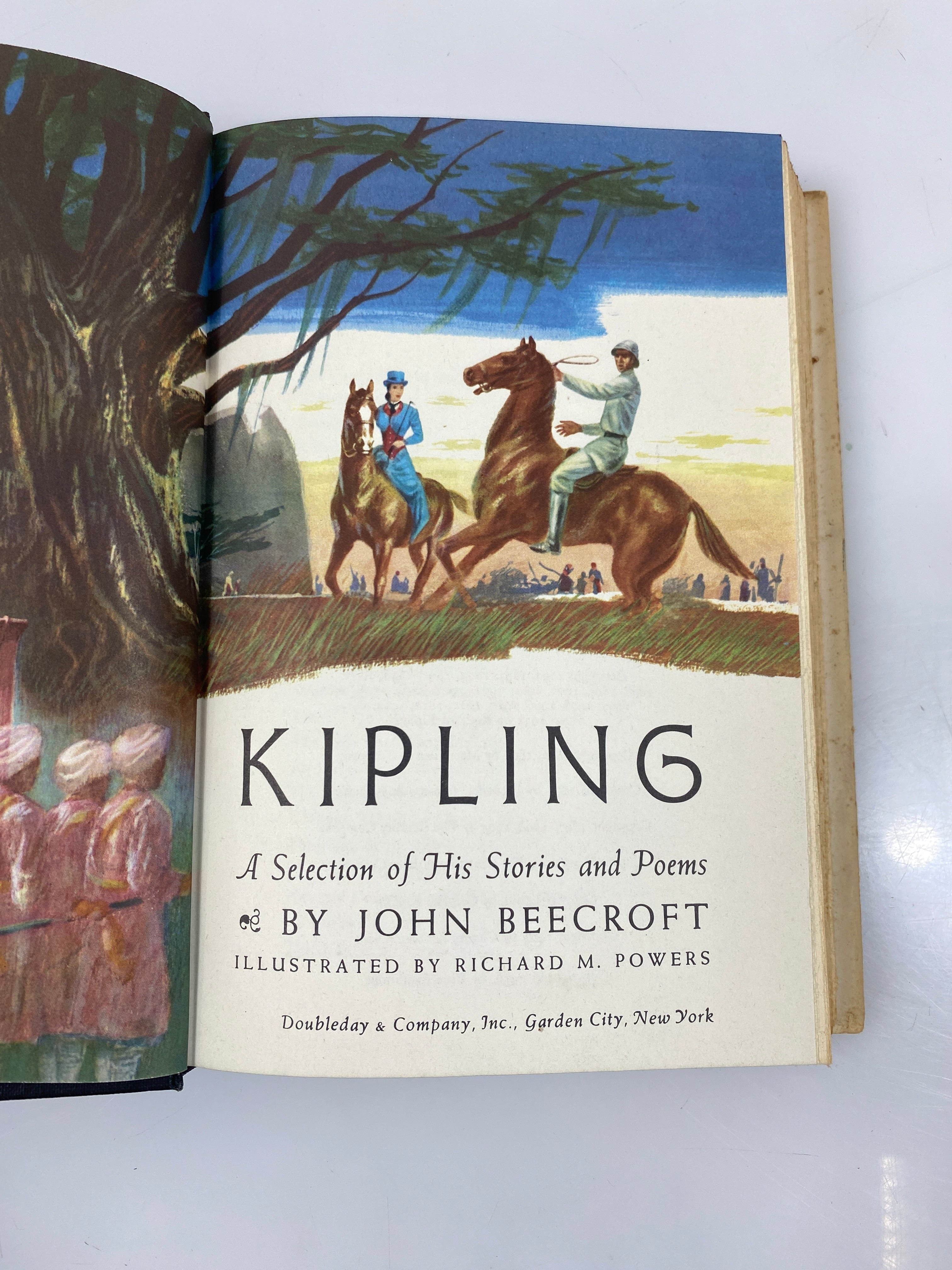 2 Vol. Set: Kipling: A Selection of His Stories and Poems 1956 HCDJ
