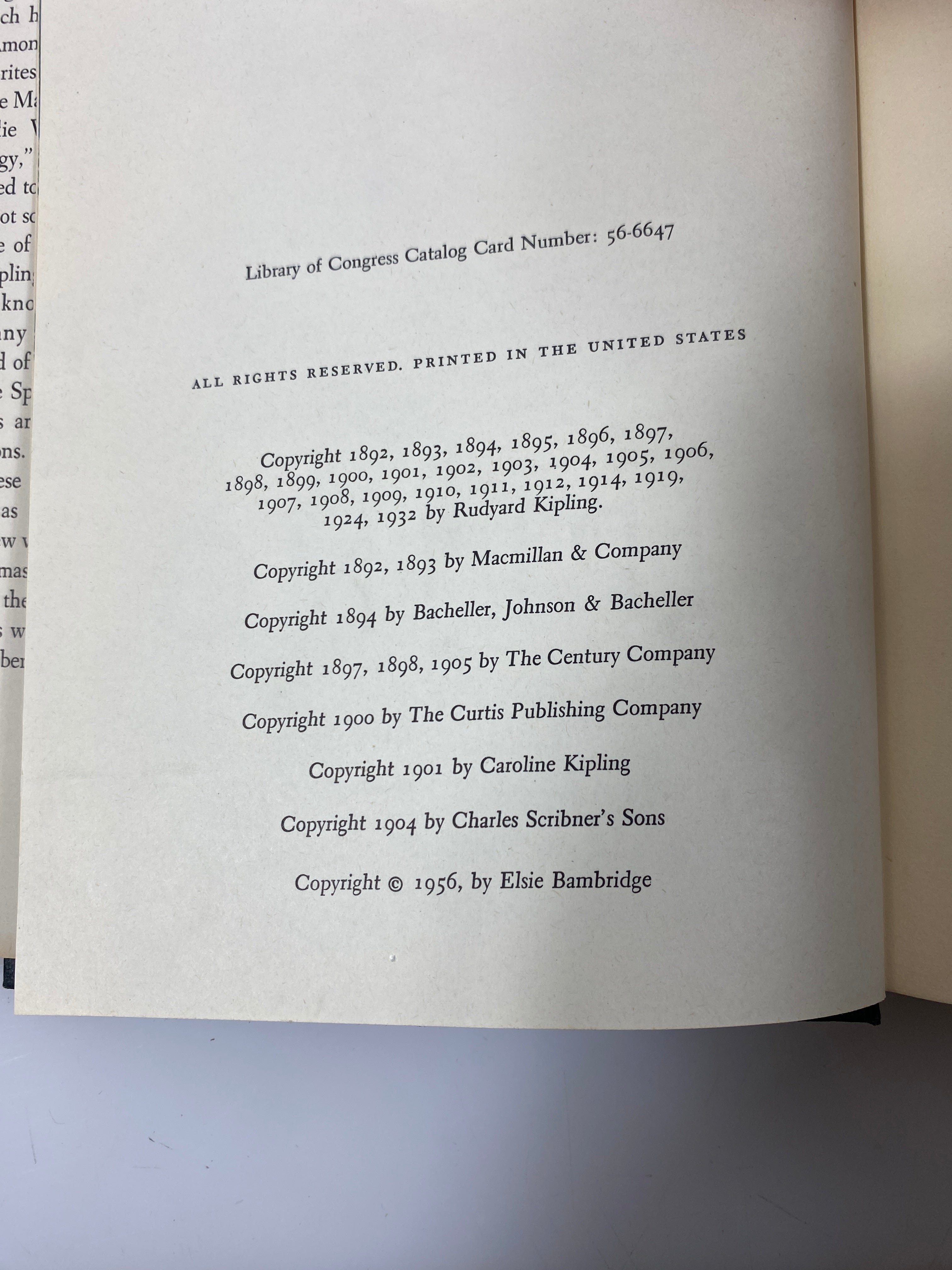 2 Vol. Set: Kipling: A Selection of His Stories and Poems 1956 HCDJ
