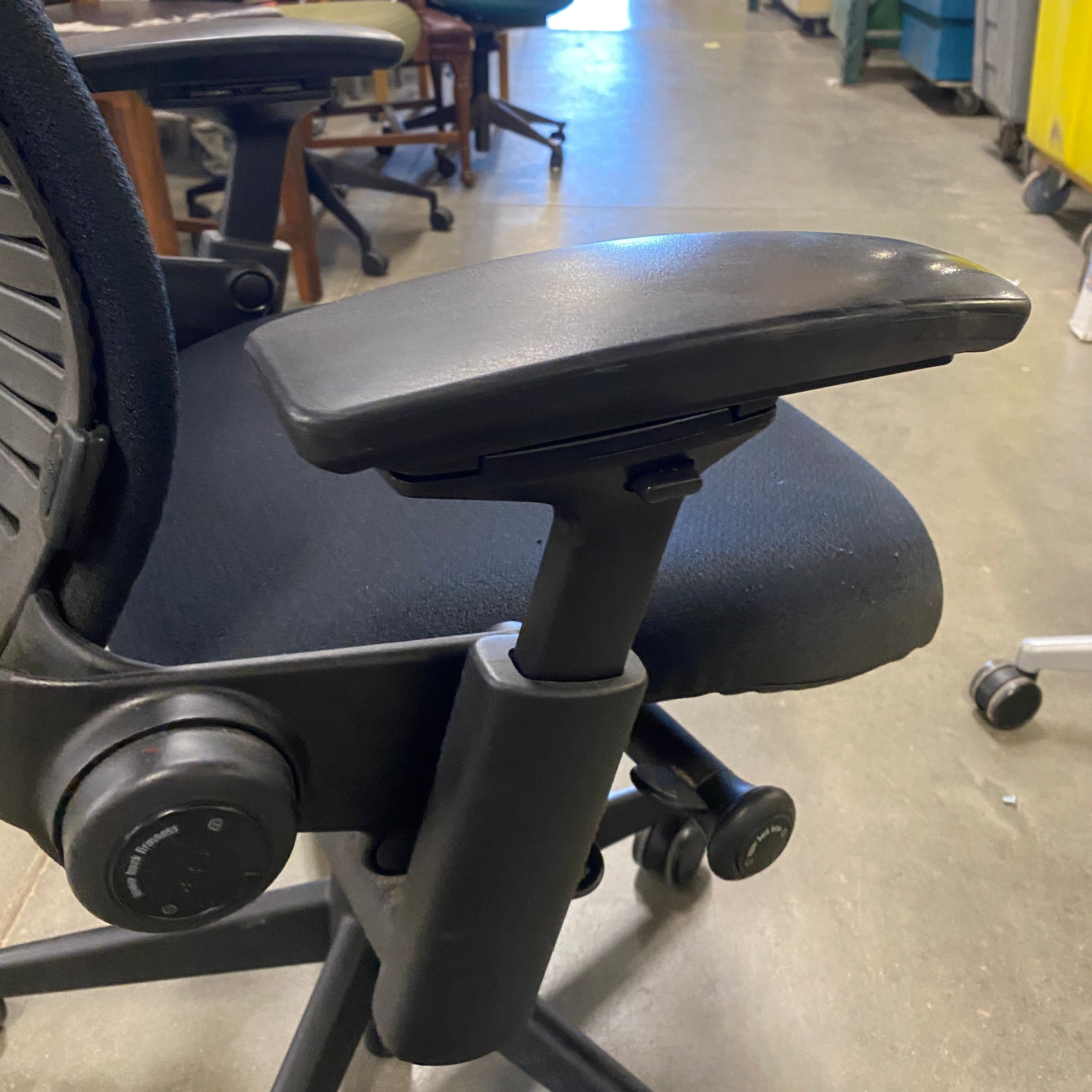 Steelcase Black Adjustable Office Chair