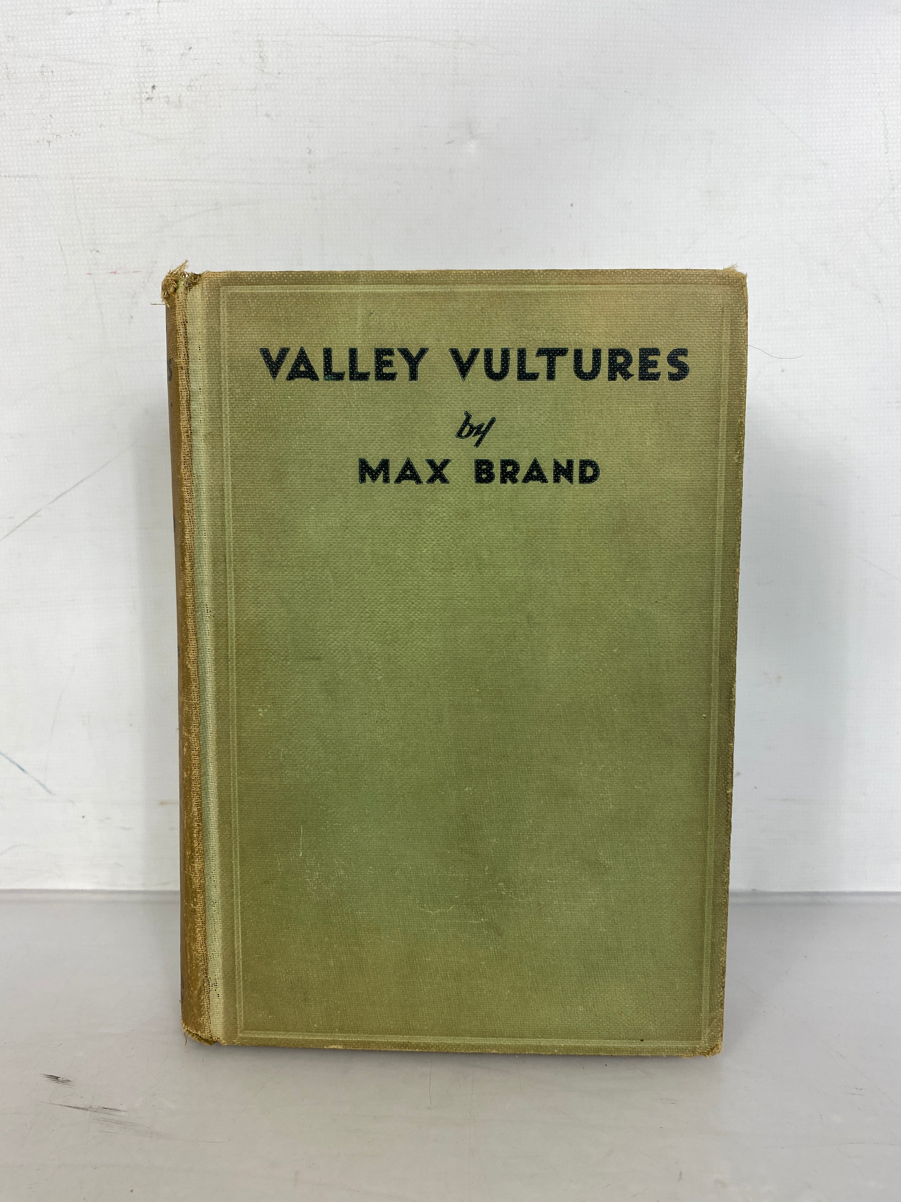 Valley Vultures by Max Brand 1932 Vintage Western Novel HC Rare