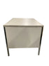 White Metal Desk With Drawers