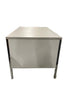 White Metal Desk With Drawers
