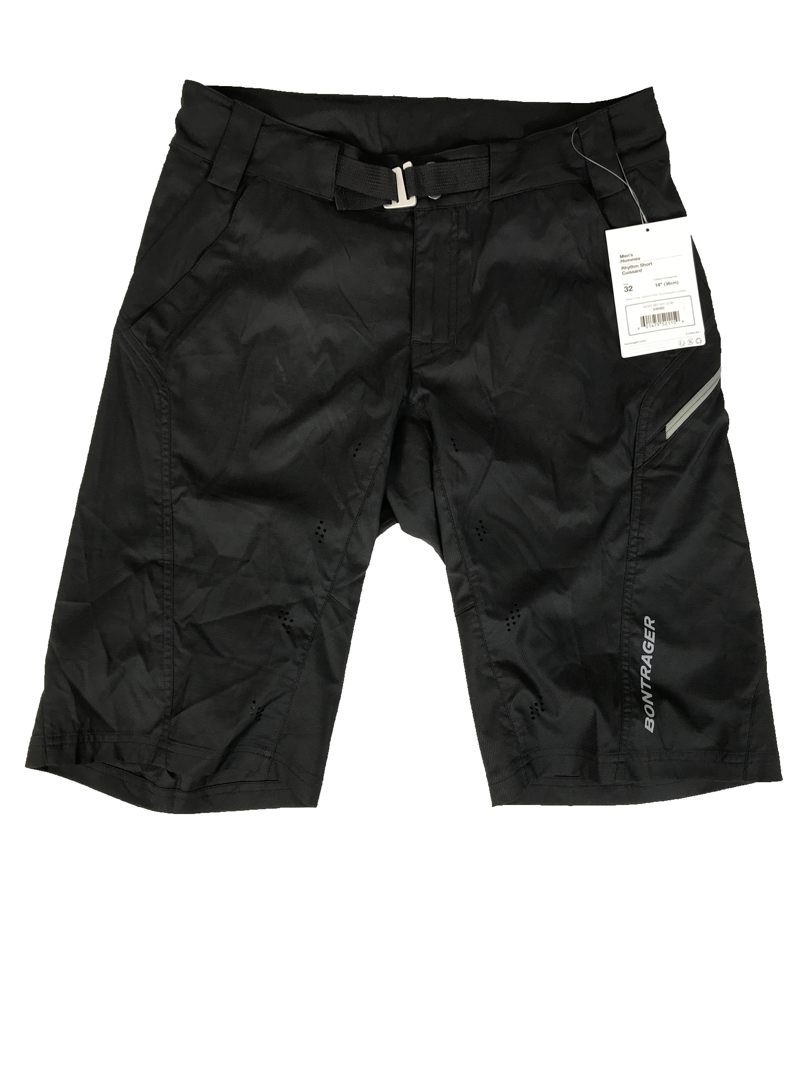 Bontrager Rhythm Black Shorts Men's Size 32 NWT