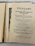 Polygamy or Mysteries & Crimes of Mormonism J.H. Beadle 1904 Antique HC