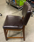 Leather Upholstered Wooden Leg Stool/Chair