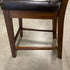 Leather Upholstered Wooden Leg Stool/Chair
