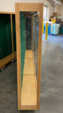 Light Wooden 3 Door Felt Lined Showcase