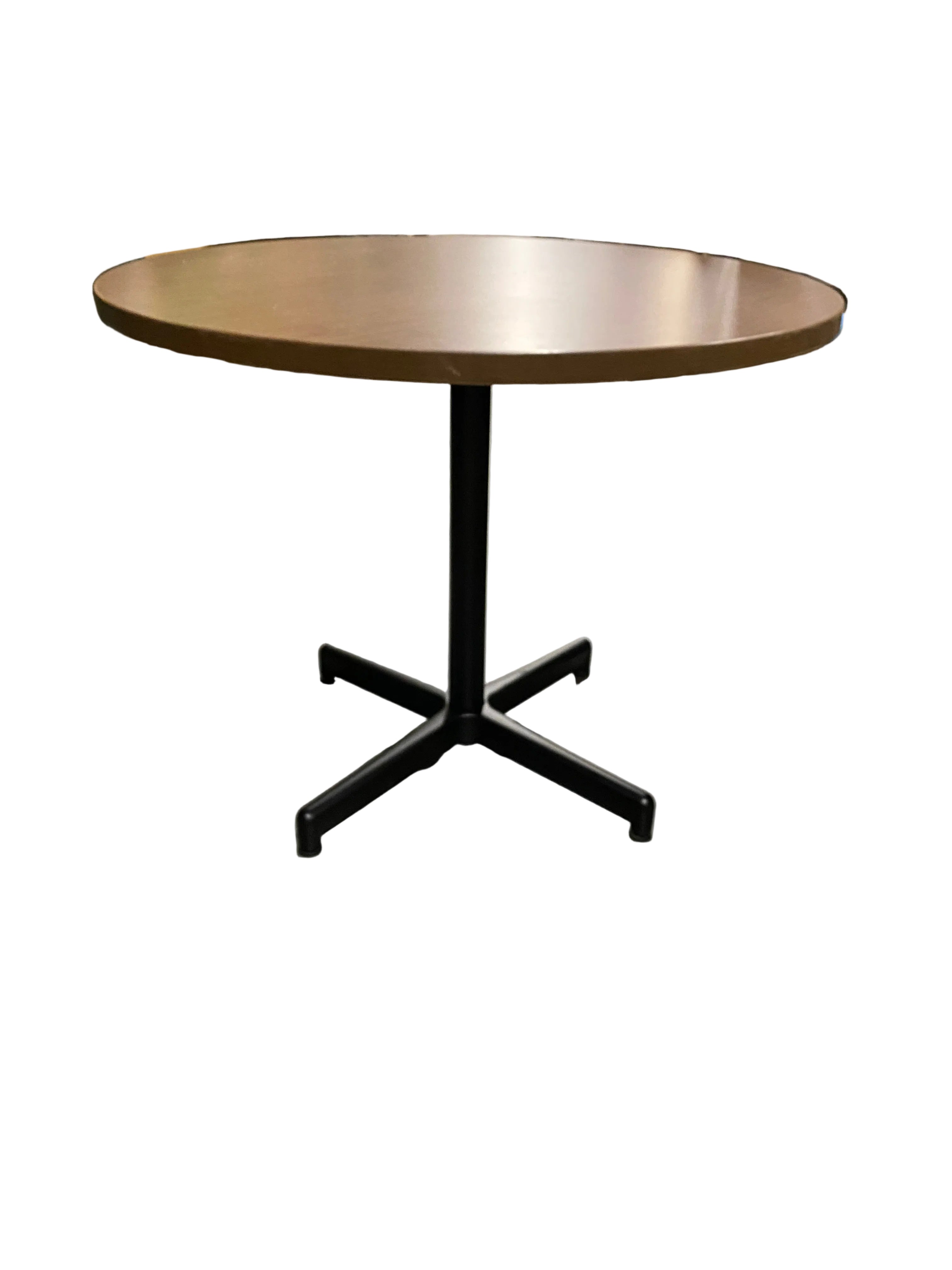 Oak Laminate Wooden Round Table